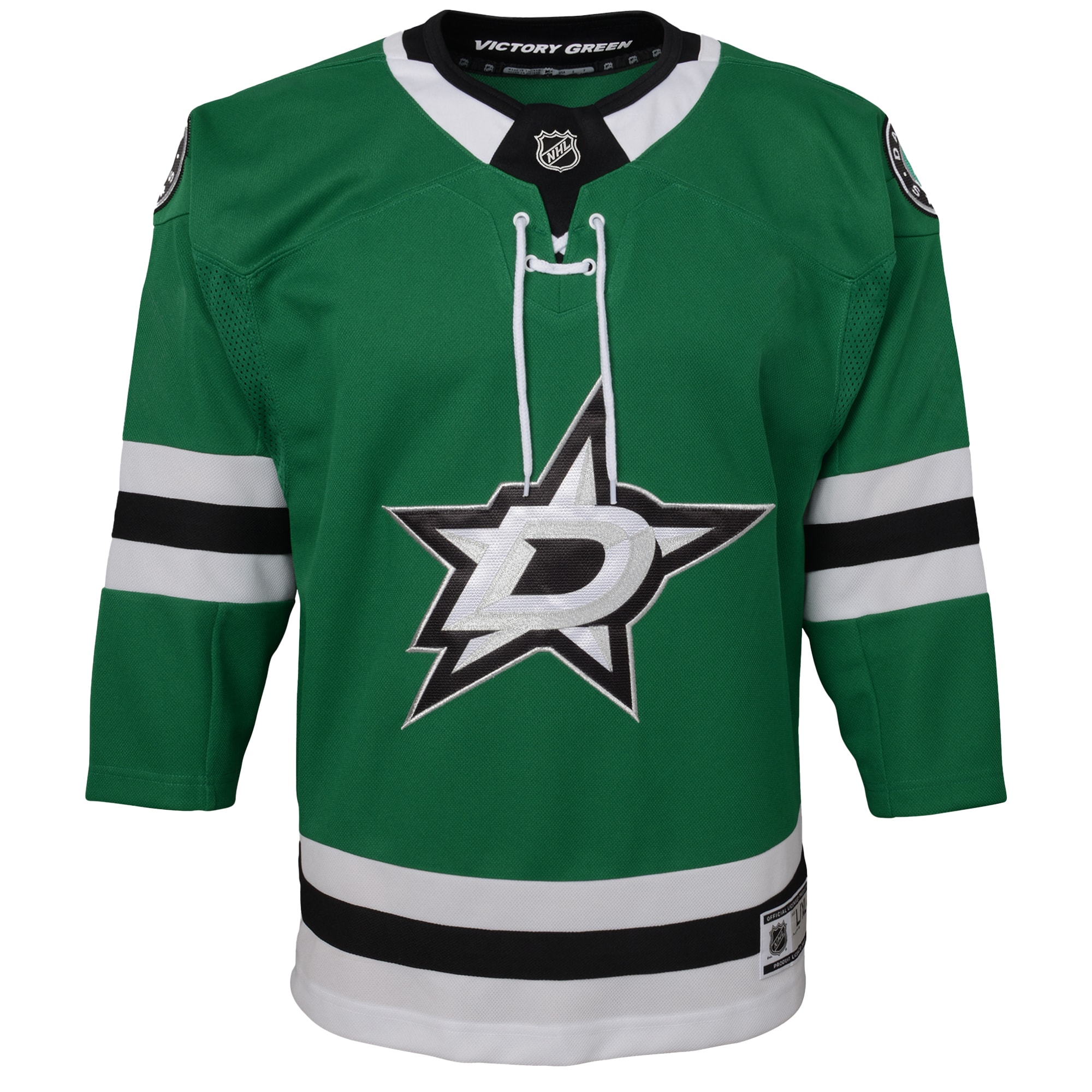 Alternative view of Youth Dallas Stars Green Home Premier Hockey Jersey - JS663 