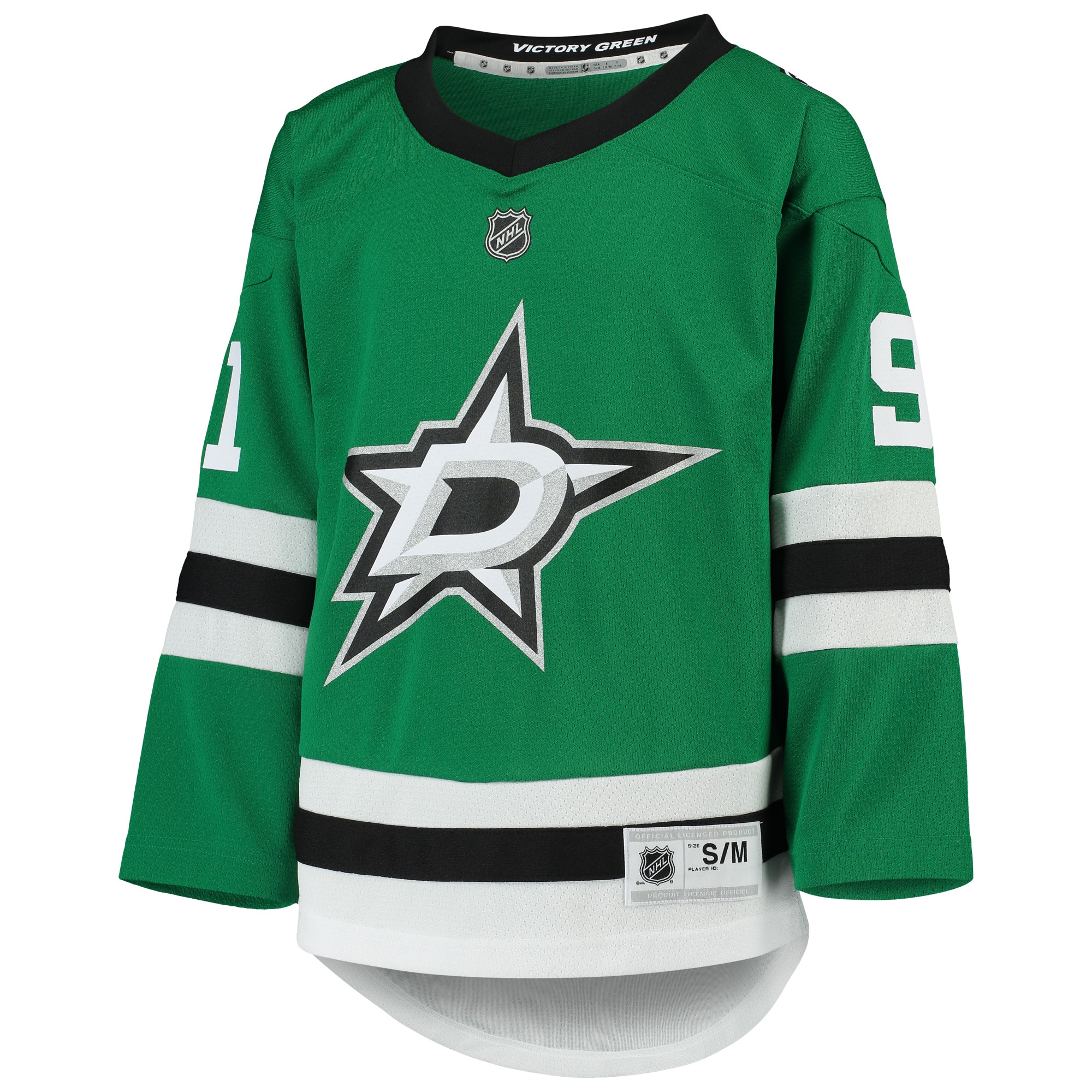Alternative view of Youth Dallas Stars Tyler Seguin Kelly Green Home Player Hockey Jersey - JS158 