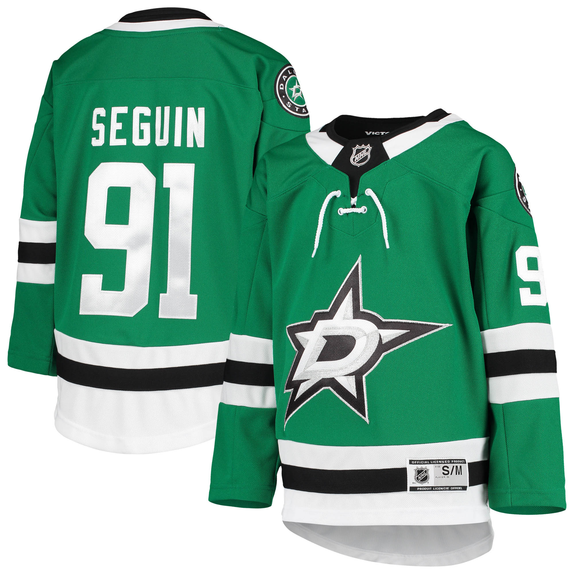 Youth Dallas Stars Tyler Seguin Kelly Green Home Premier Player Hockey Jersey - JS330 