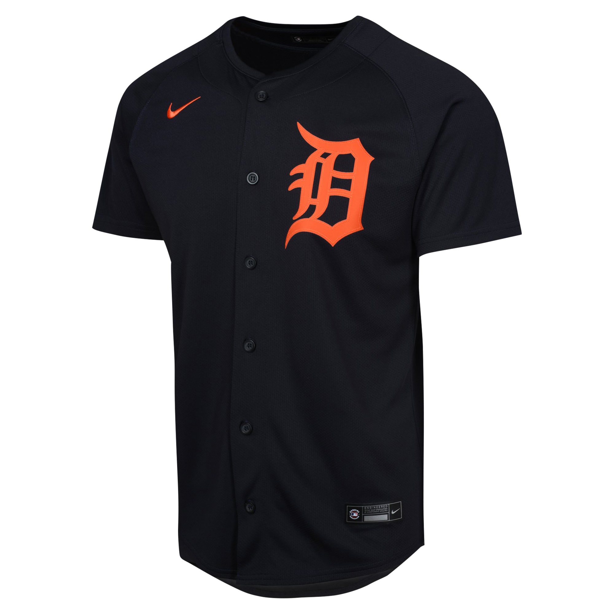 Alternative view of Youth Detroit Tigers Navy Alternate Limited Jersey