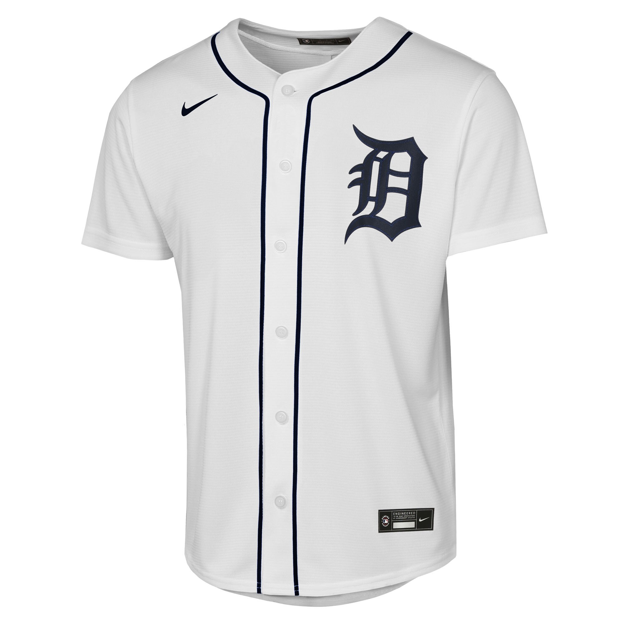 Alternative view of Youth Detroit Tigers Spencer Torkelson White Home Player Jersey