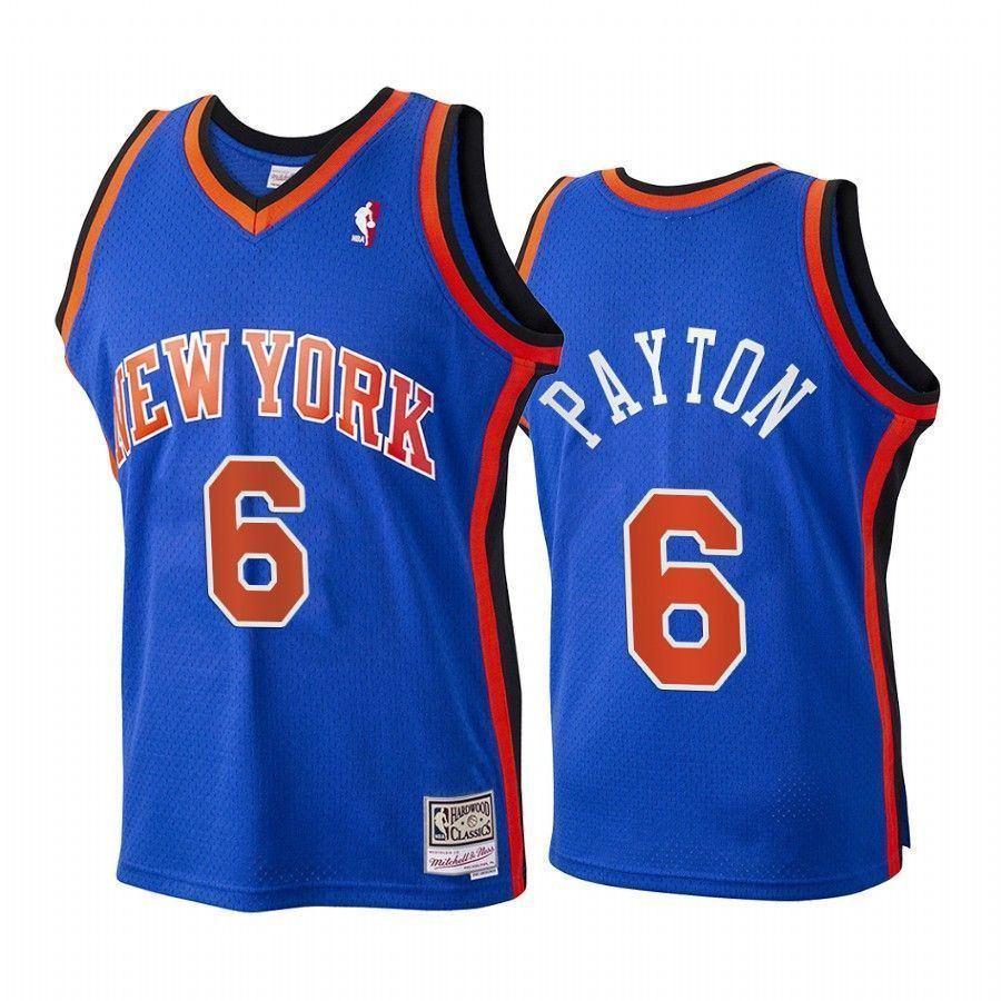 Youth Elfrid Payton New York Knicks Hardwood Classics Basketball Jersey - Blue - JS443 