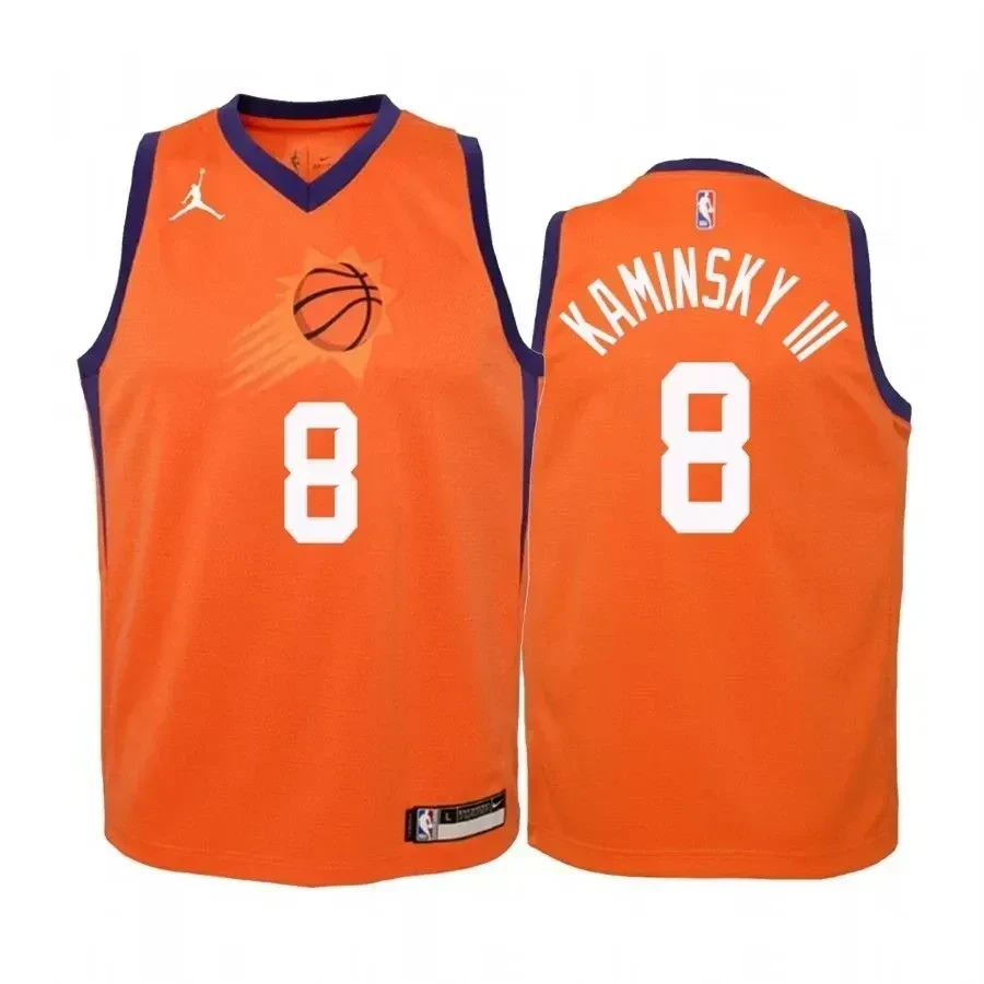 Youth Frank Kaminsky Iii Phoenix Suns Orange Statet Basketball Jersey Jumpman - JS856 