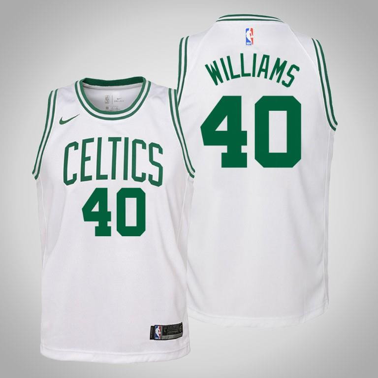 Youth Grant Williams Boston Celtics 40 Association White Basketball Jersey Basketball Jersey - JS770