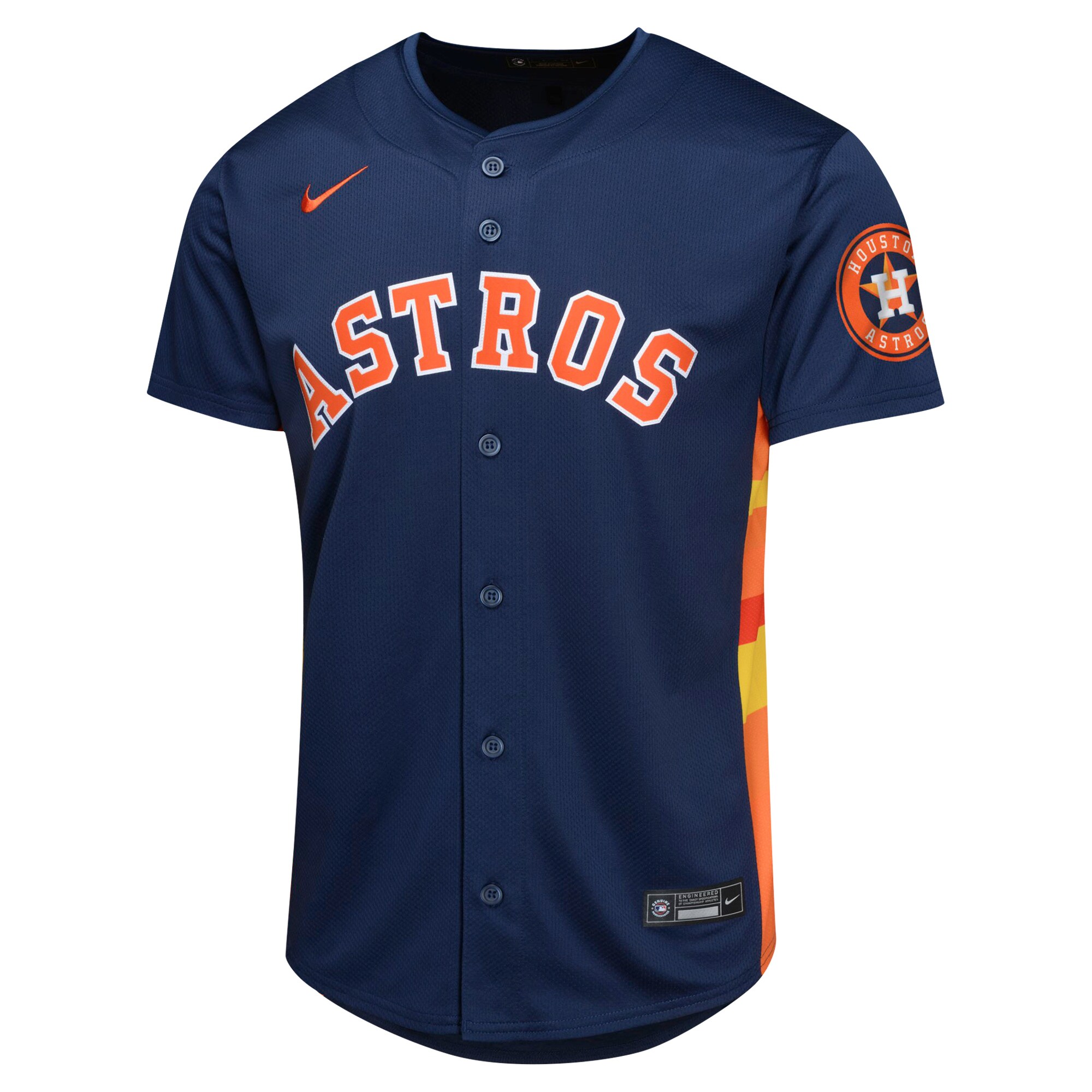 Alternative view of Youth Houston Astros Jose Altuve Navy Alternate Limited Player Baseball Jersey 