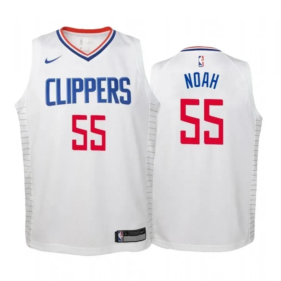 Youth Joakim Noah Los Angeles Clippers White Association Basketball Jersey - JS821 