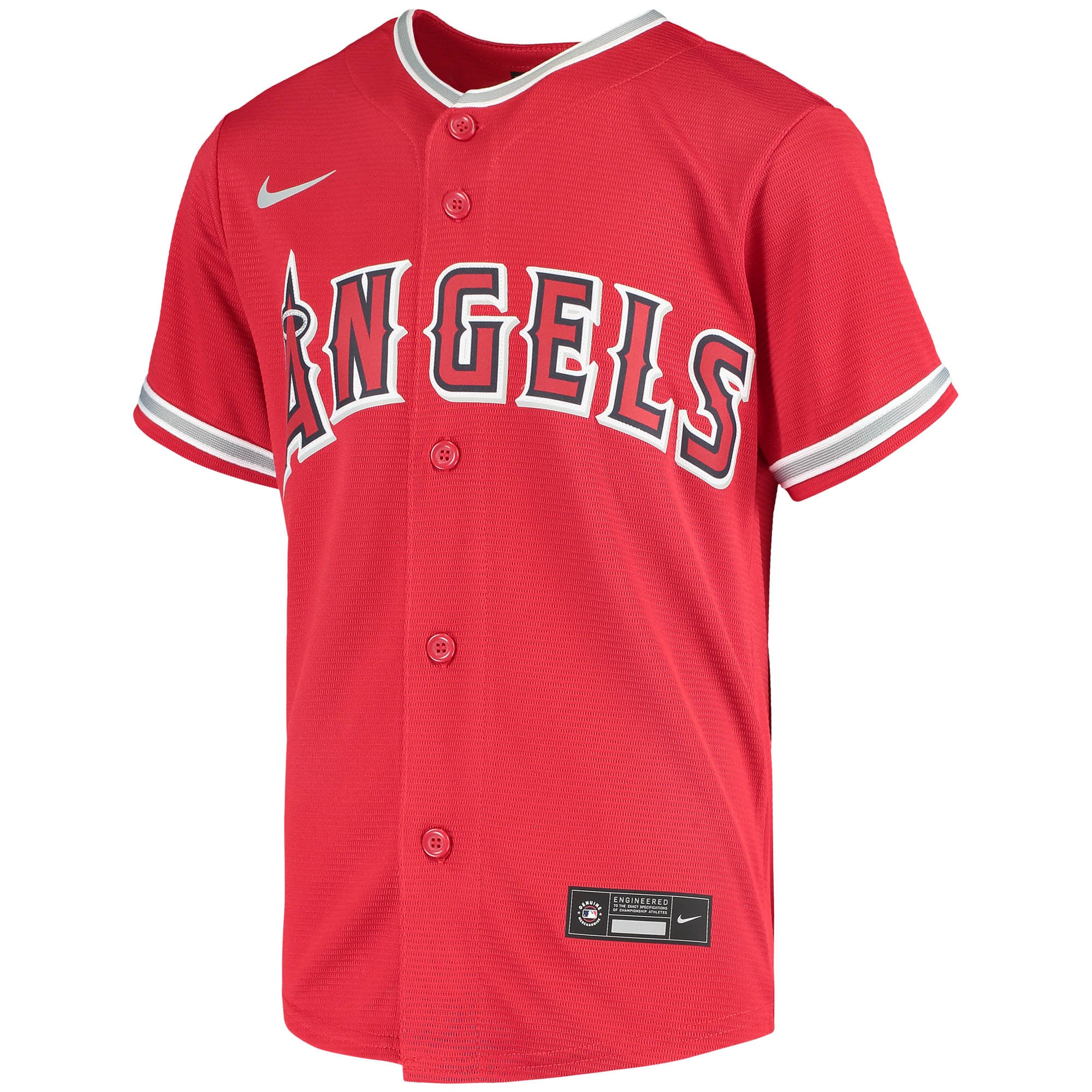 Alternative view of Youth Los Angeles Angels Anthony Rendon Red Alternate Player Baseball Jersey 