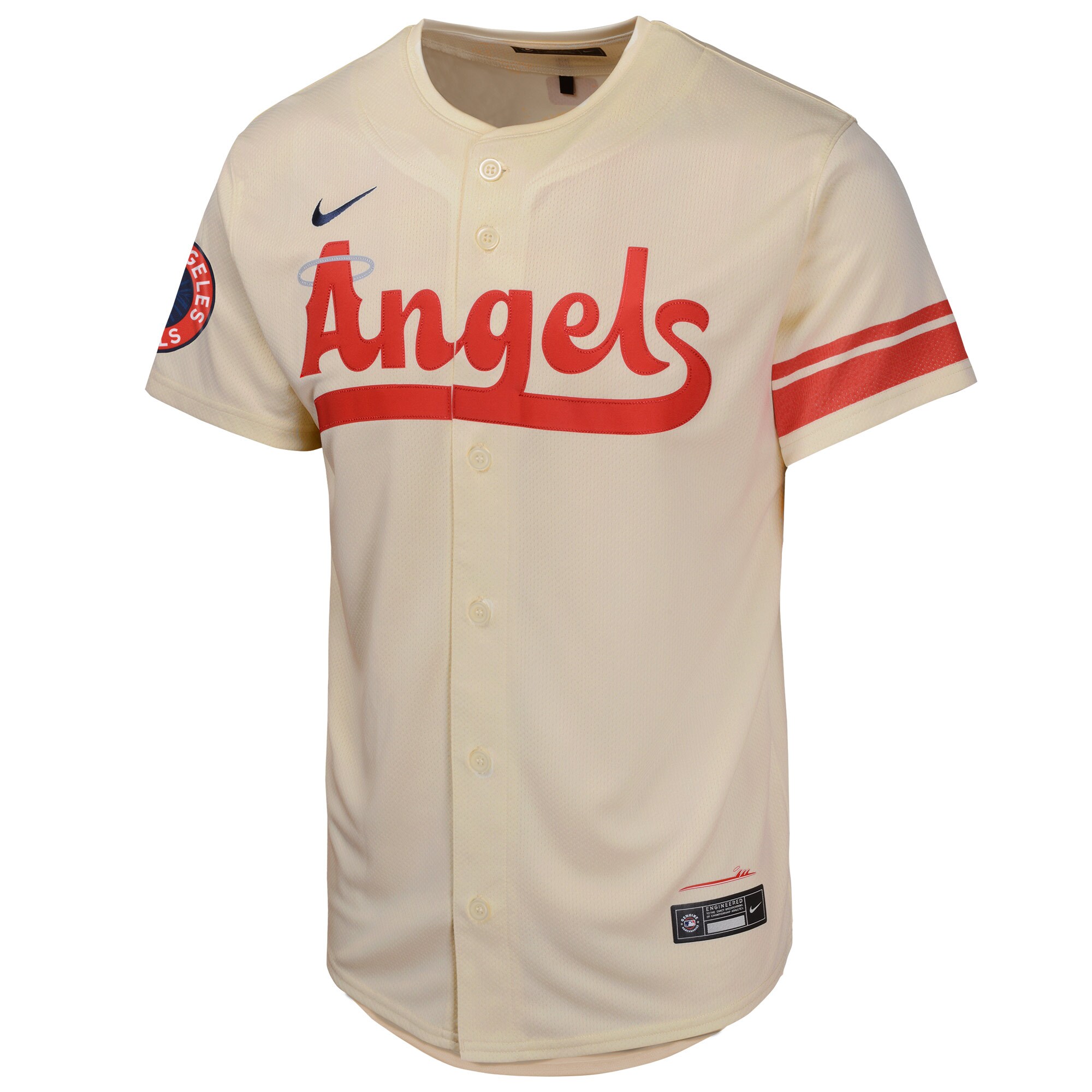 Alternative view of Youth Los Angeles Angels Cream City Connect Limited Baseball Jersey 