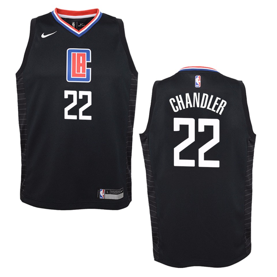 Youth Los Angeles Clippers #22 Wilson Chandler Statement Swingman Basketball Jersey - Black