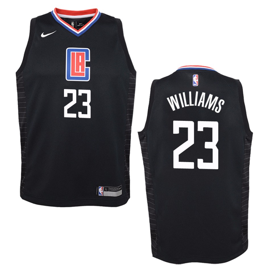 Youth Los Angeles Clippers #23 Lou Williams Statement Swingman Basketball Jersey - Black