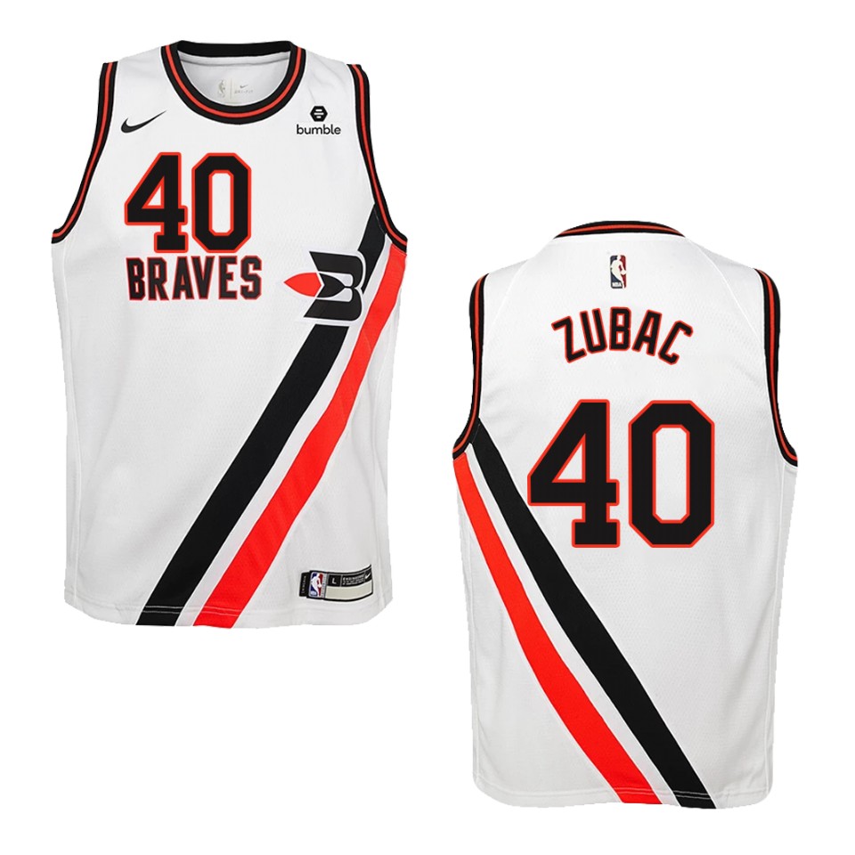 Youth Los Angeles Clippers #40 Ivica Zubac Hardwood Classics Swingman Basketball Jersey - White