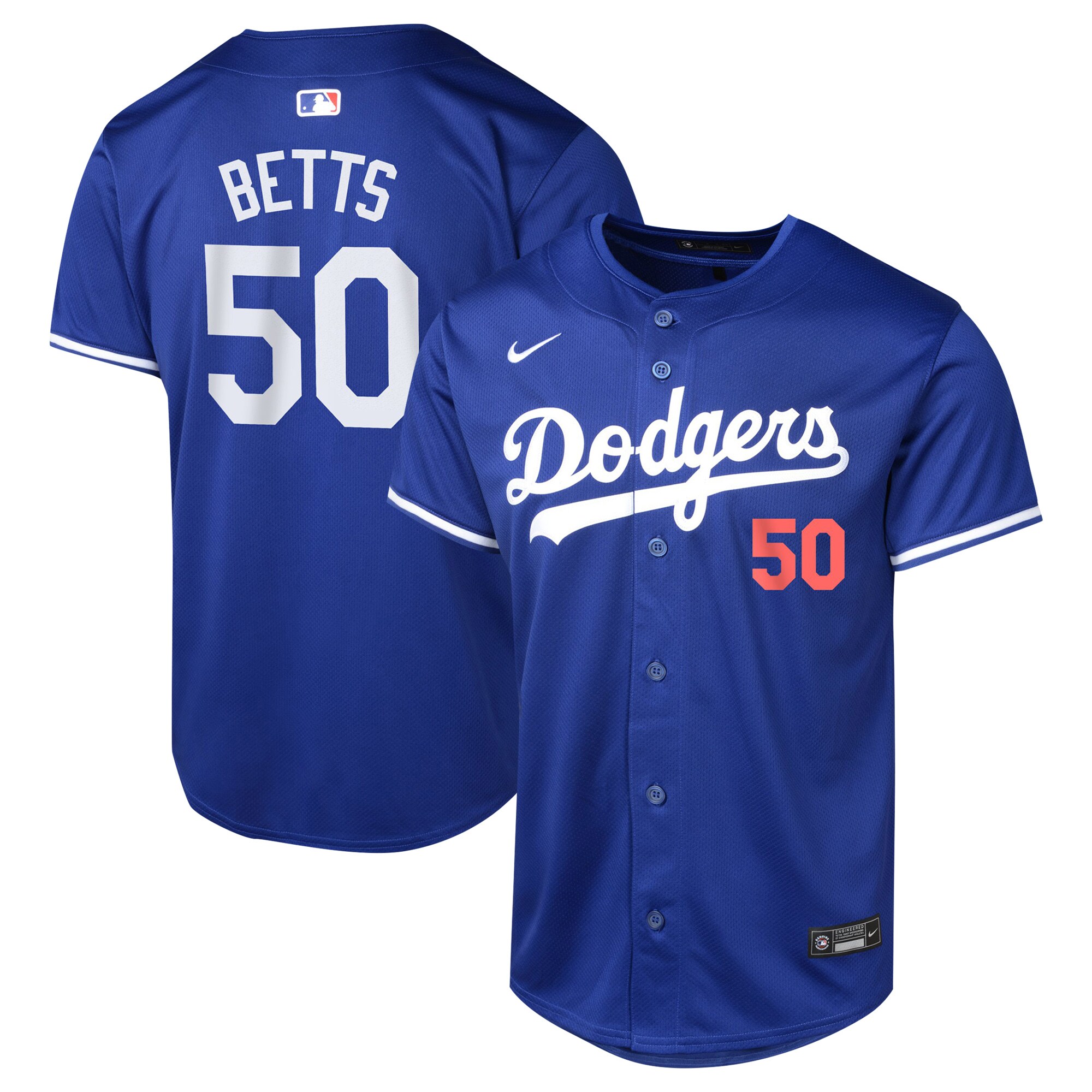 Youth Los Angeles Dodgers Mookie Betts Royal Alternate Limited Player Baseball Jersey 