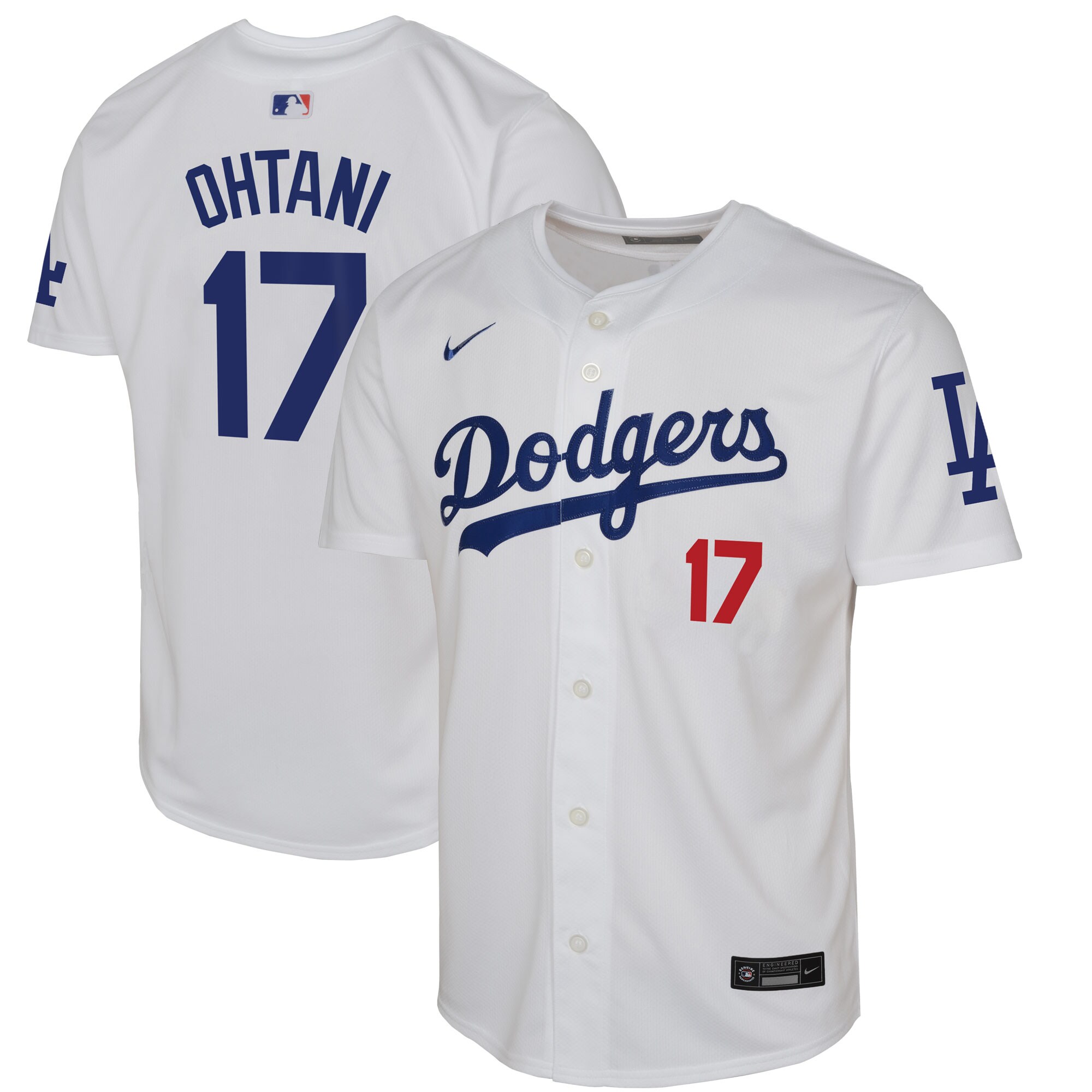 Youth Los Angeles Dodgers Shohei Ohtani White Home Limited Player Baseball Jersey 