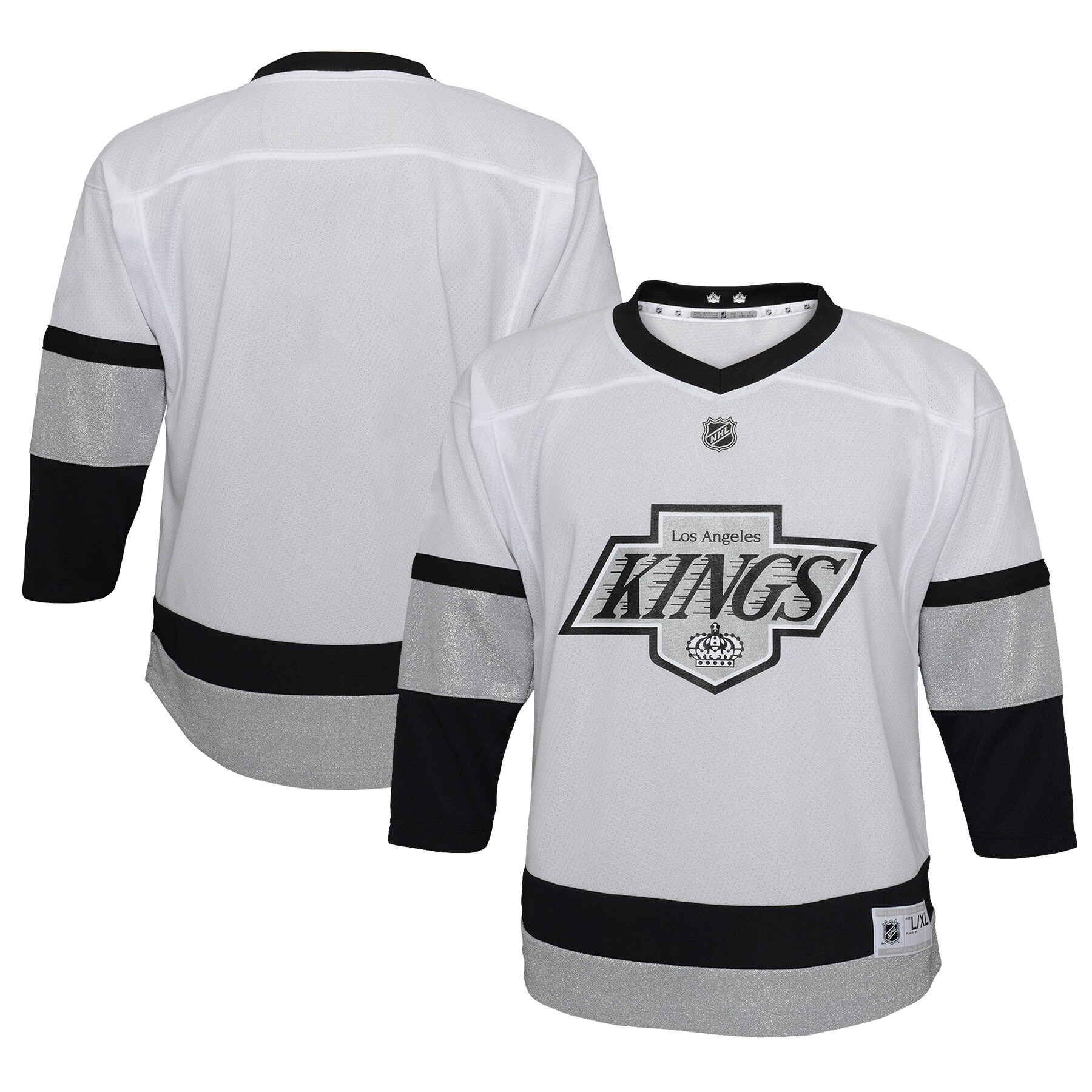 Youth Los Angeles Kings White 2021/22 Alternate Hockey Jersey - JS641 
