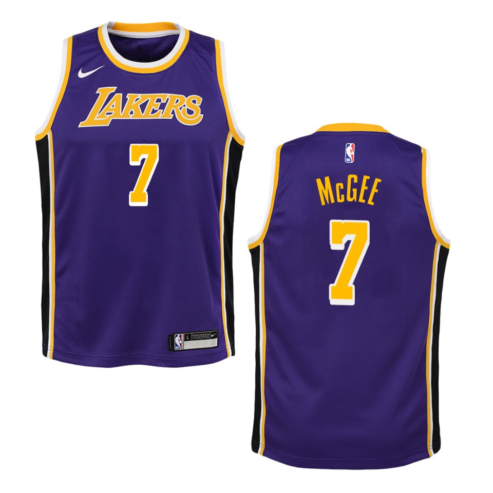 Youth Los Angeles Lakers #7 Javale Mcgee Statement Swingman Basketball Jersey - Purple