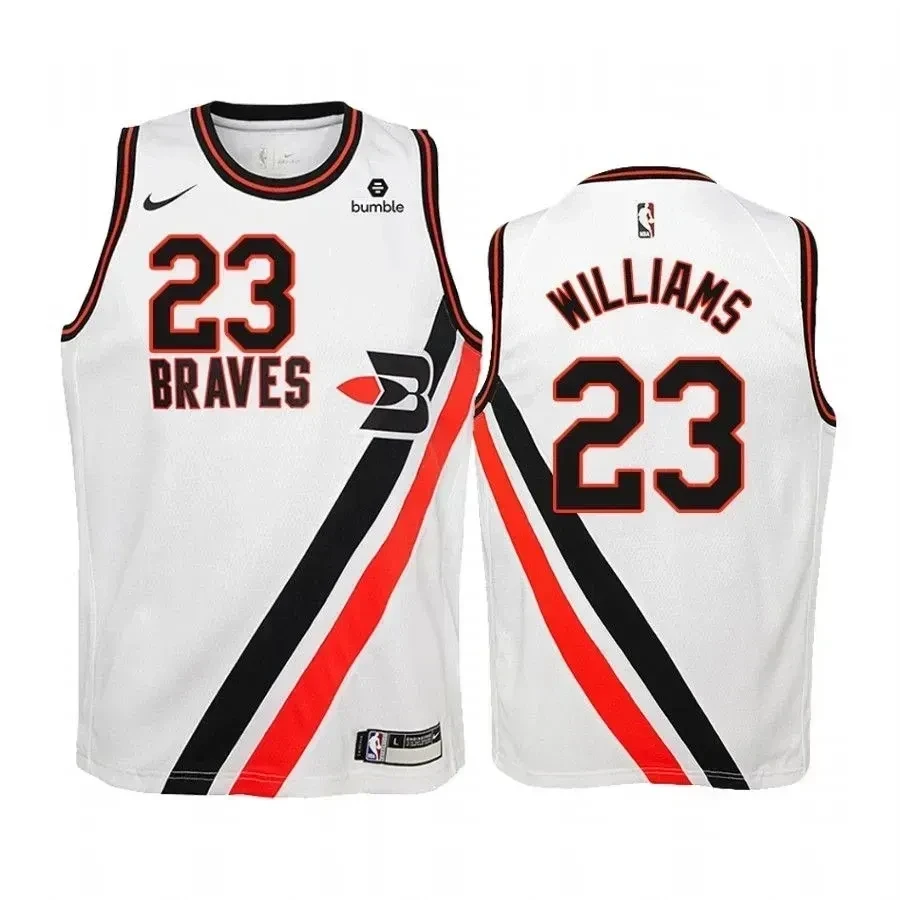 Youth Lou Williams Los Angeles Clippers White Hardwood Classics Basketball Jersey - Basketball Jersey - JS970 