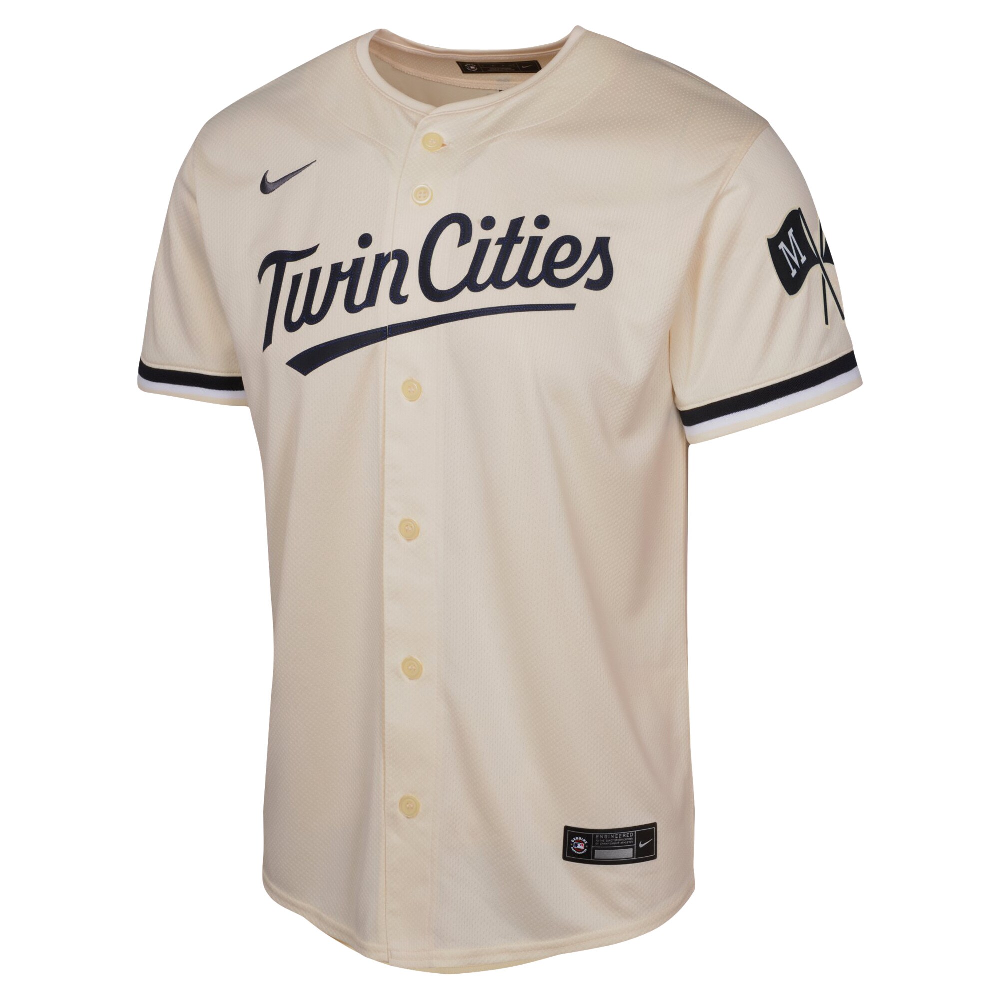 Alternative view of Youth Minnesota Twins Cream Alternate Limited Baseball Jersey 