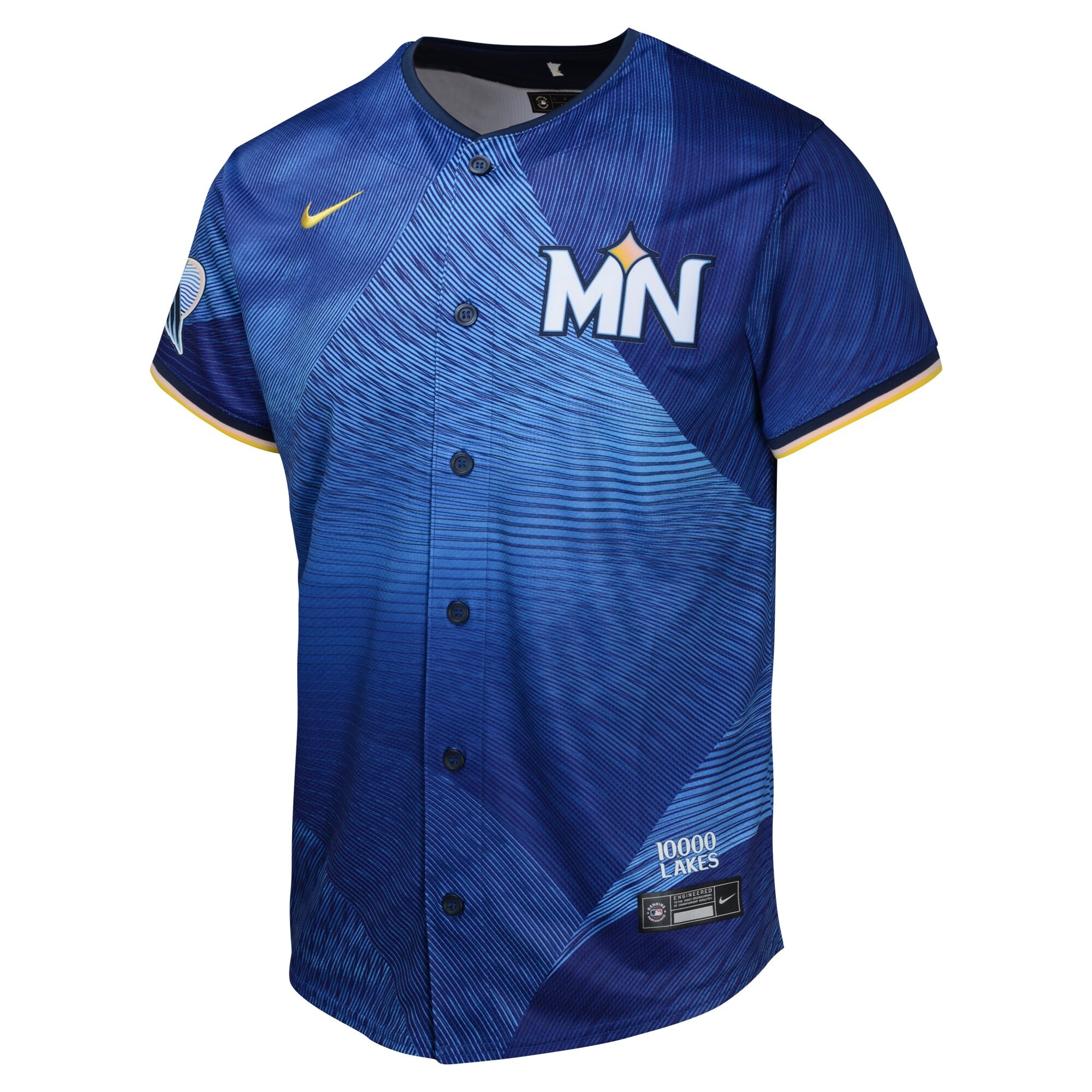 Alternative view of Youth Minnesota Twins Royal 2024 City Connect Limited Baseball Jersey 