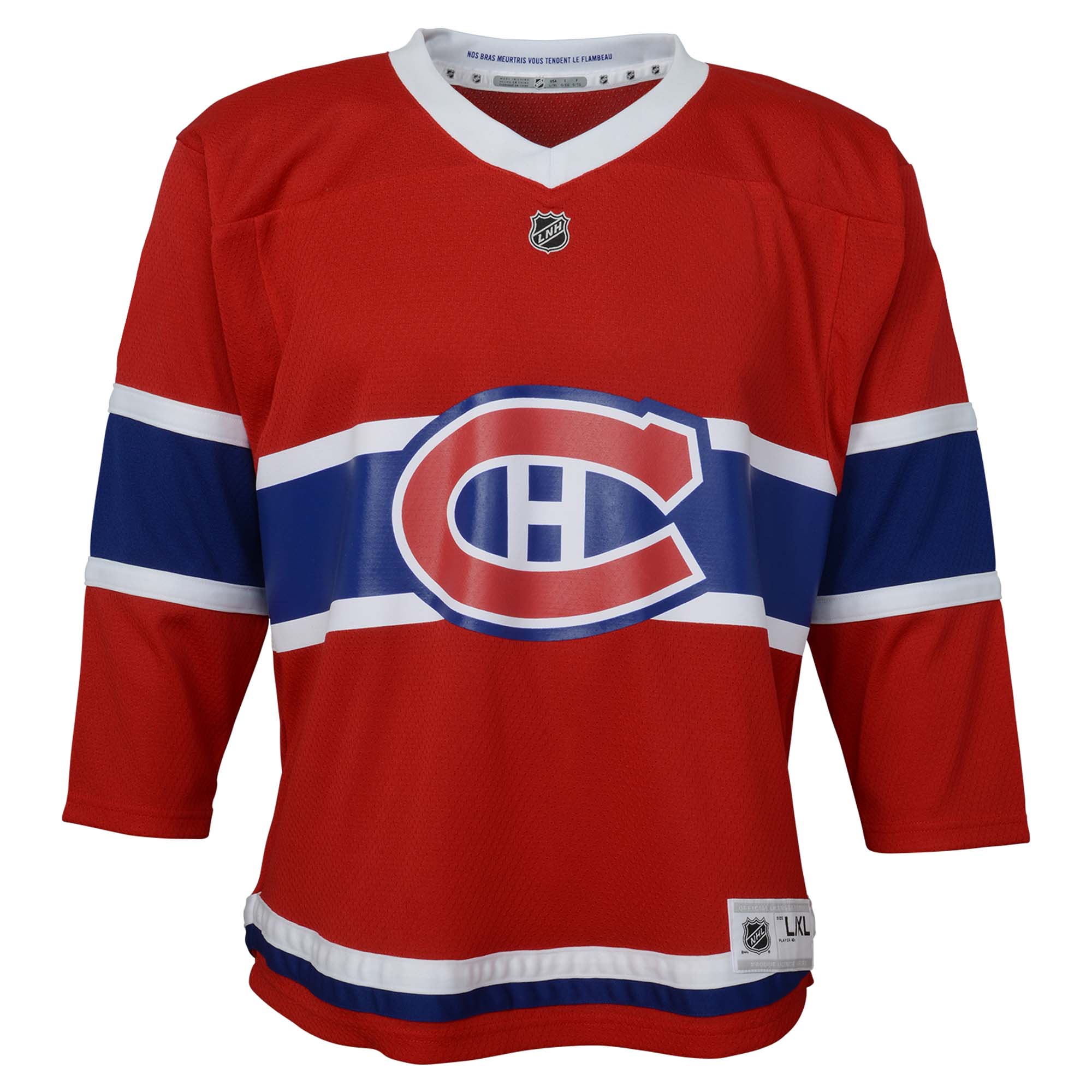 Youth Montreal Canadiens Red Hockey Jersey - JS249 