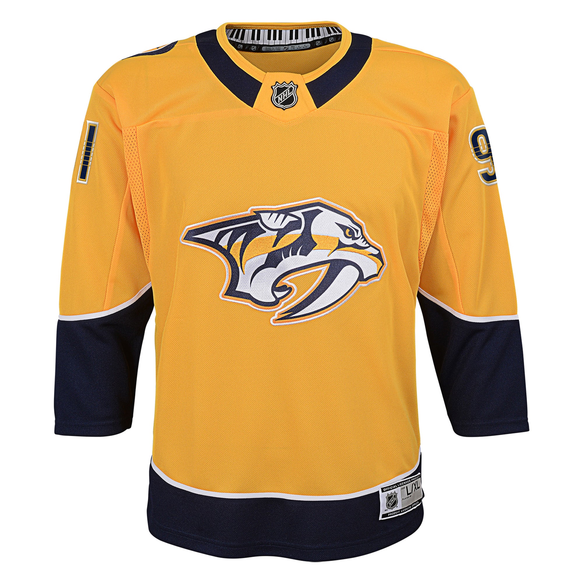 Alternative view of Youth Nashville Predators Steven Stamkos Gold Home Premier Player Hockey Jersey - JS134 