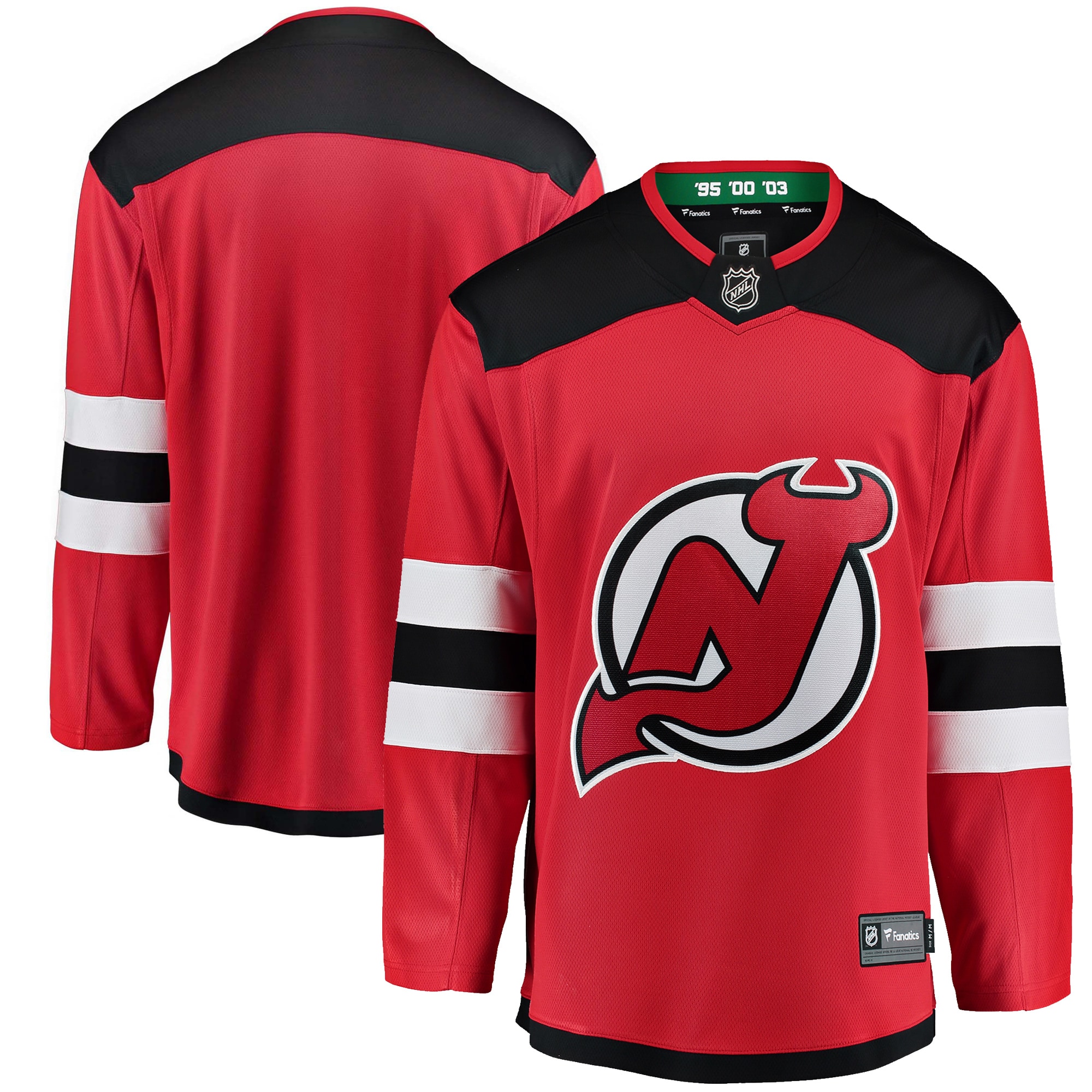 Youth New Hockey Jersey Devils Red Breakaway Home Hockey Jersey - JS198 