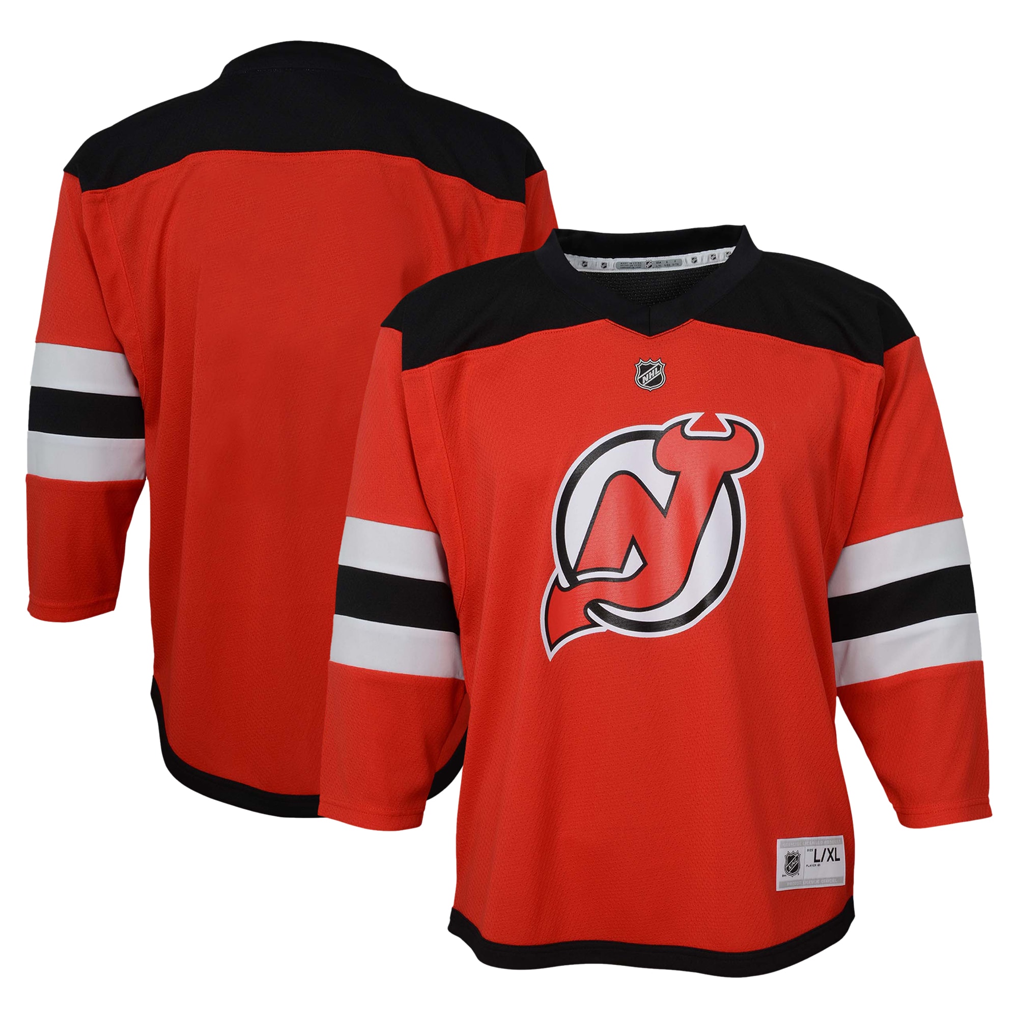 Youth New Hockey Jersey Devils Red Hockey Jersey - JS896 