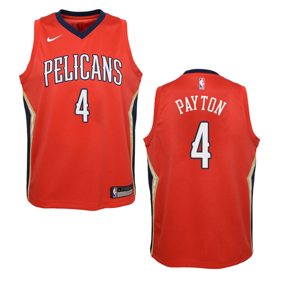 Youth New Orleans Pelicans #4 Elfrid Payton Statement Swingman Basketball Jersey - Red