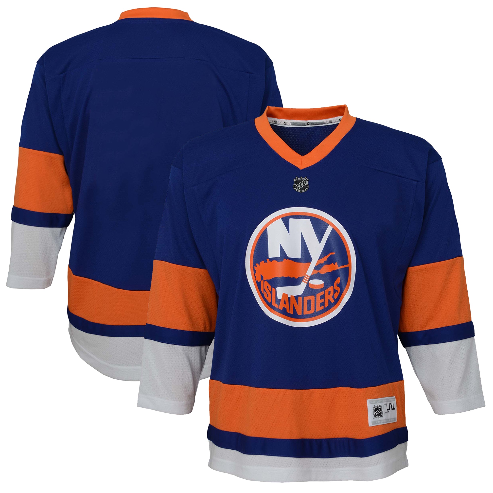 Youth New York Islanders Royal Home Hockey Jersey - JS852 