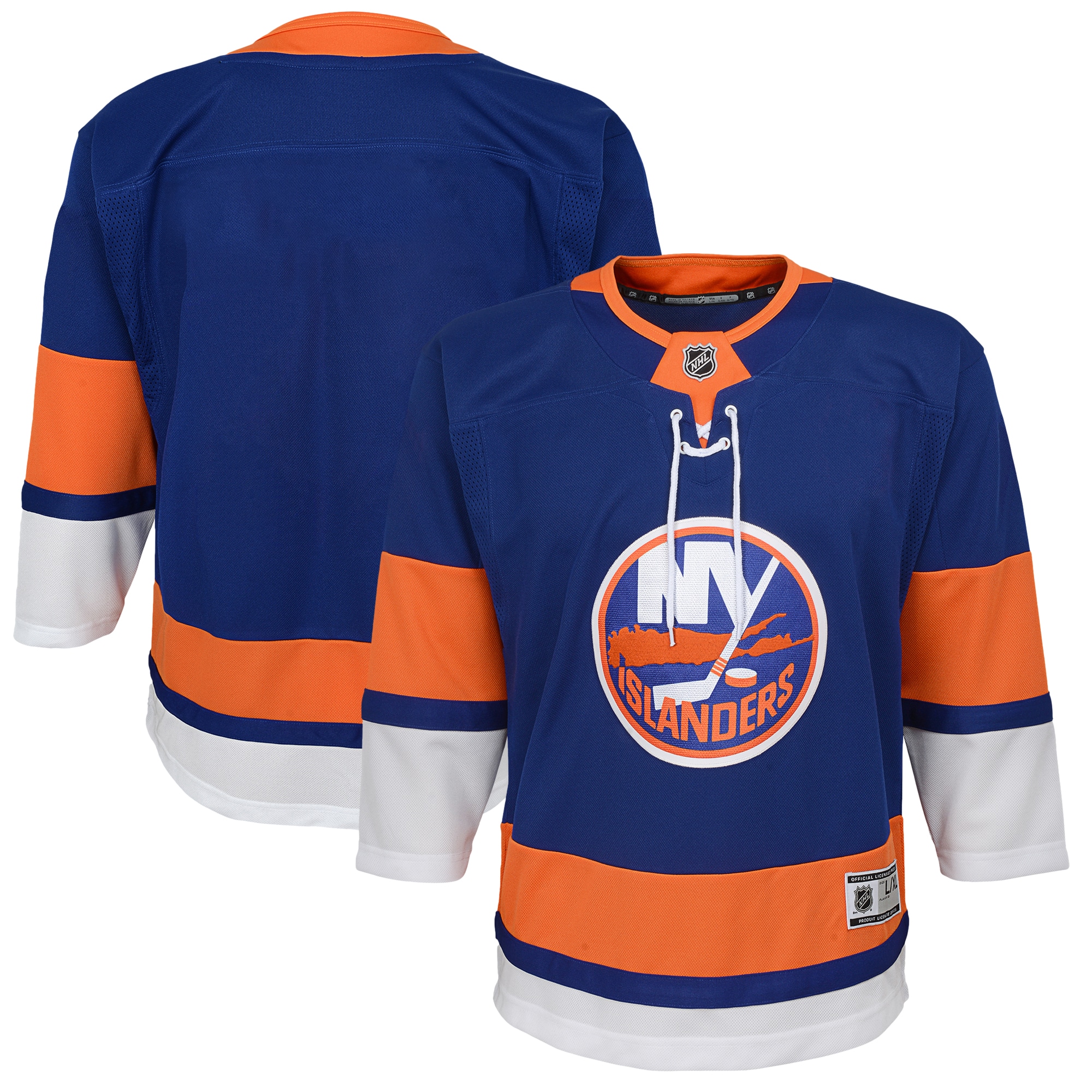 Youth New York Islanders Royal Home Premier Hockey Jersey - JS706 