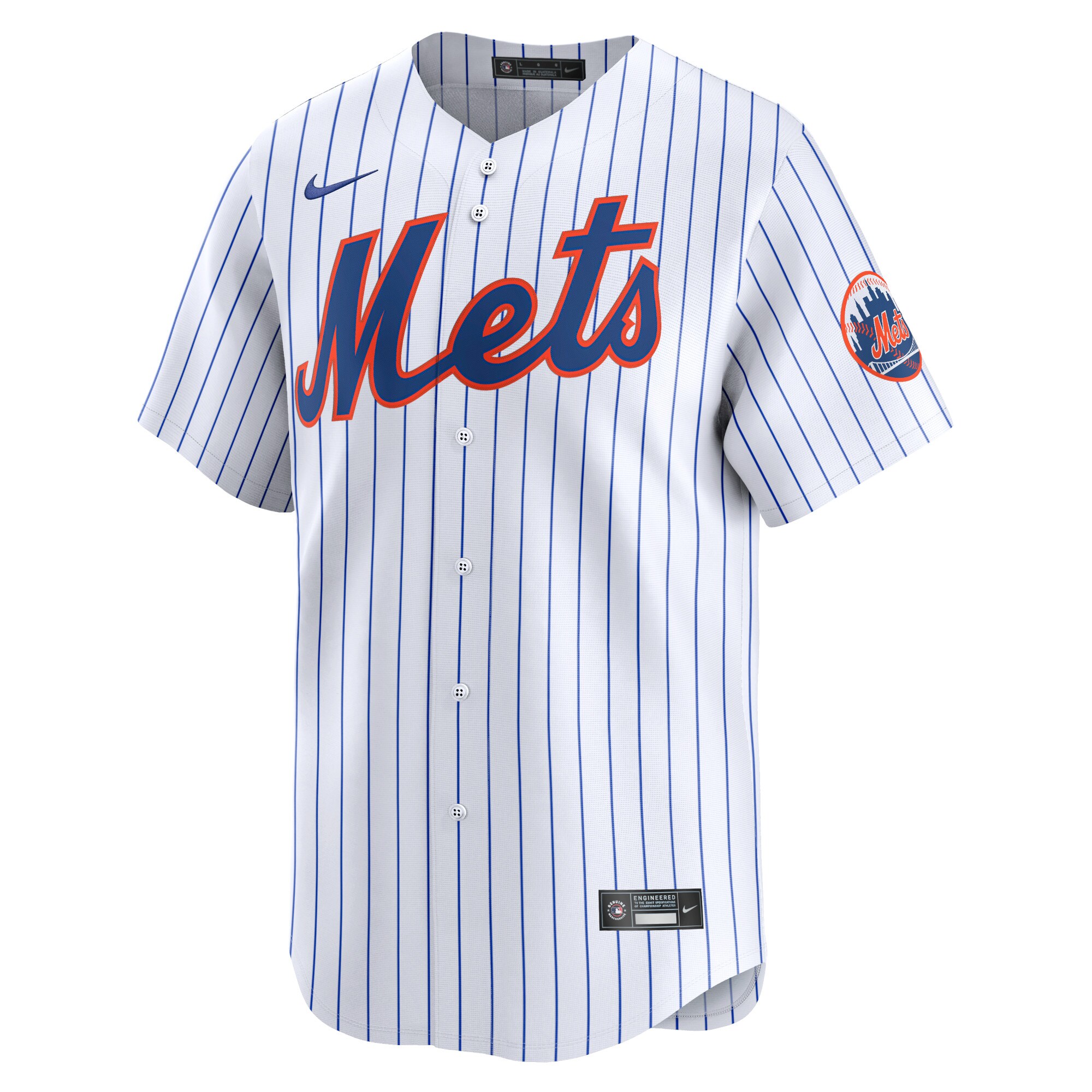 Alternative view of Youth New York Mets White Home Limited Baseball Jersey 