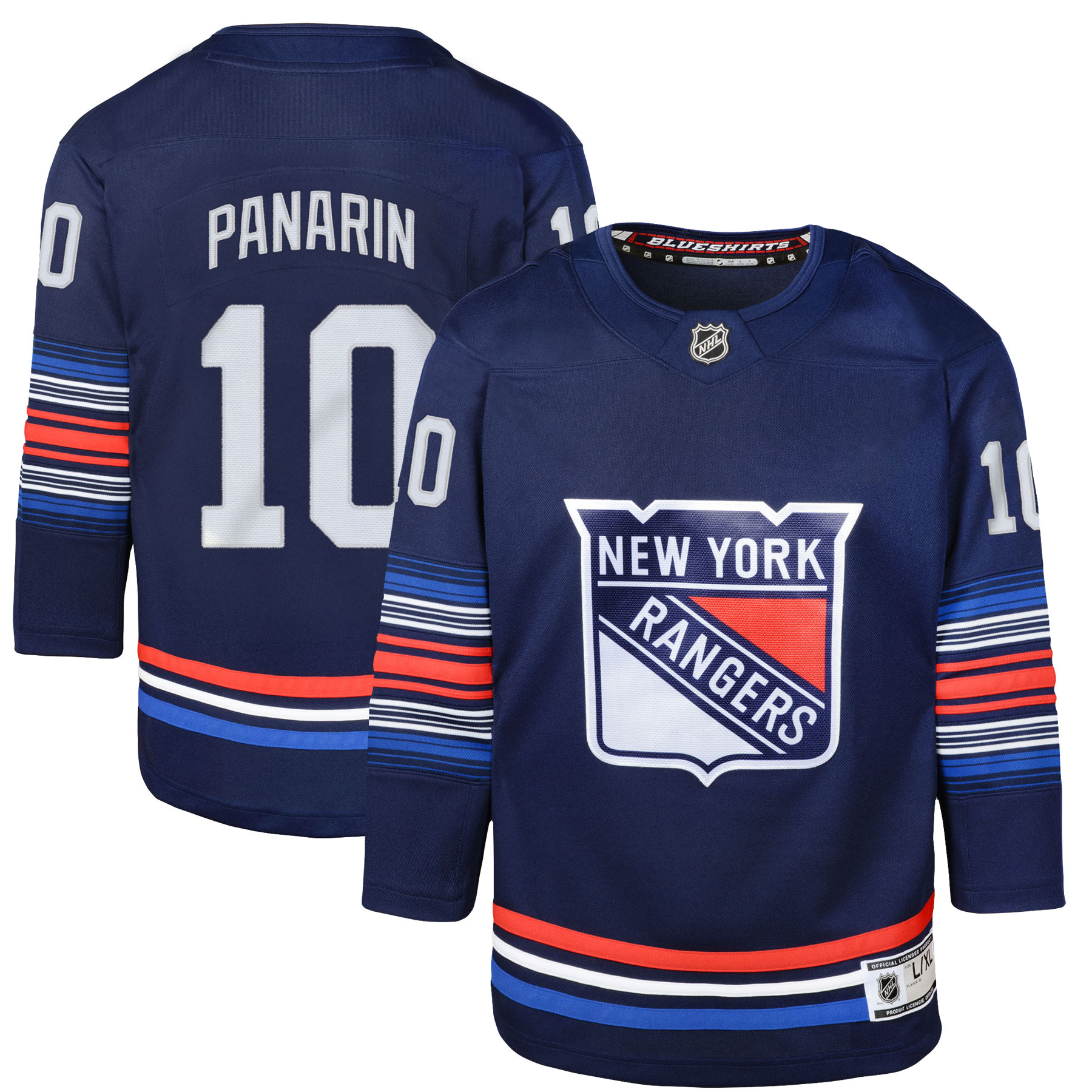 Youth New York Rangers Artemi Panarin Navy Alternate Premier Player Hockey Jersey - JS420 