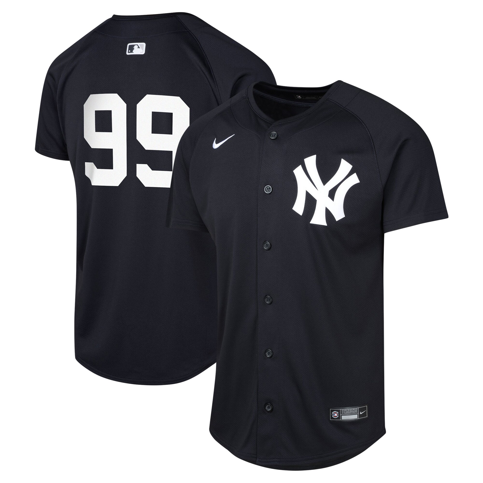 Youth New York Yankees Aaron Judge Navy Alternate Limited Player Baseball Jersey 