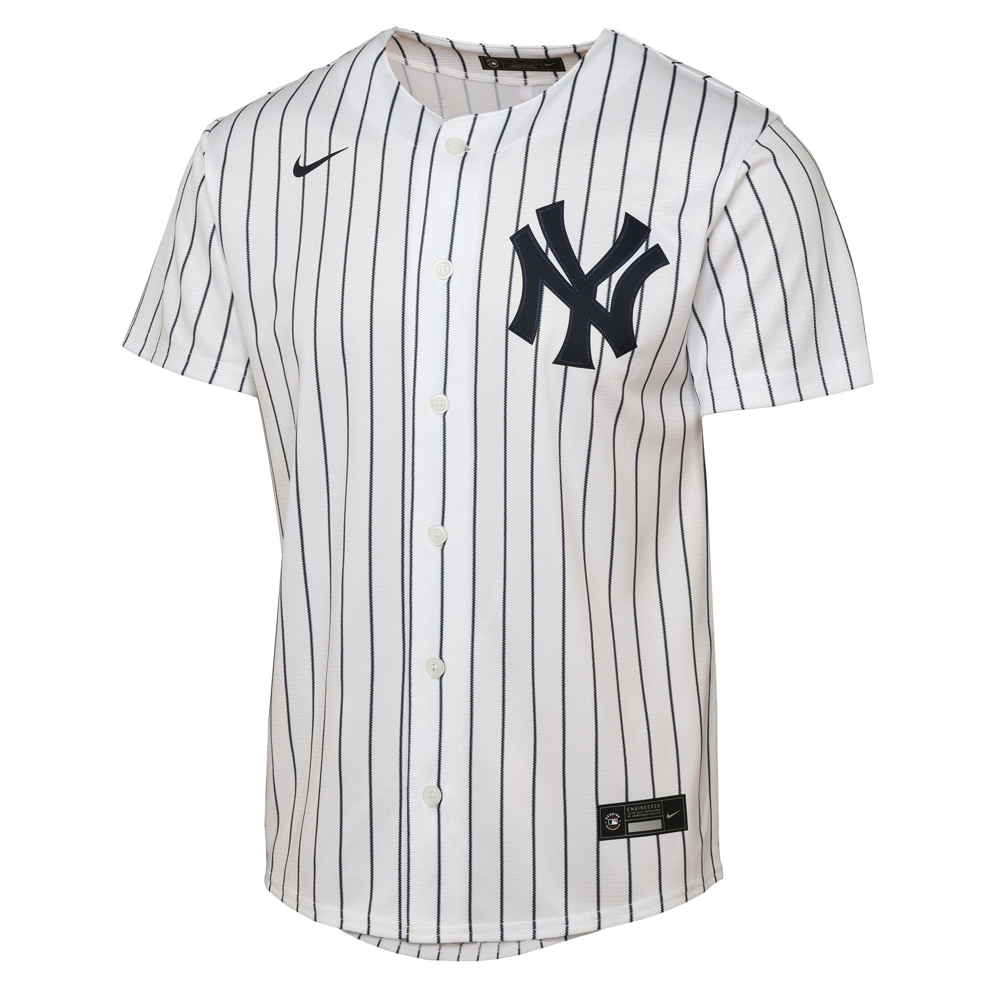 Alternative view of Youth New York Yankees Aaron Judge White Home Player Baseball Jersey 