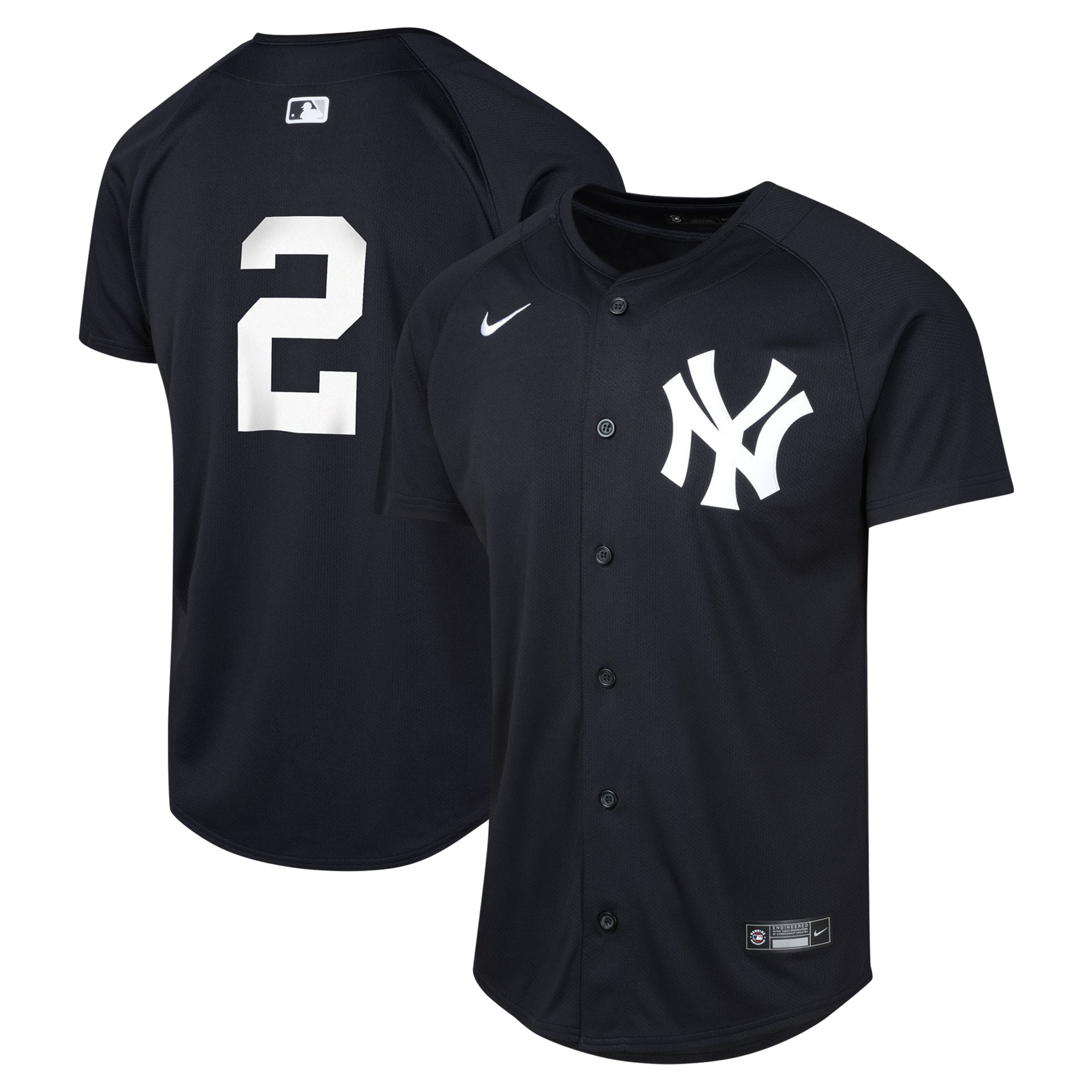 Youth New York Yankees Derek Jeter Navy Alternate Limited Player Baseball Jersey 