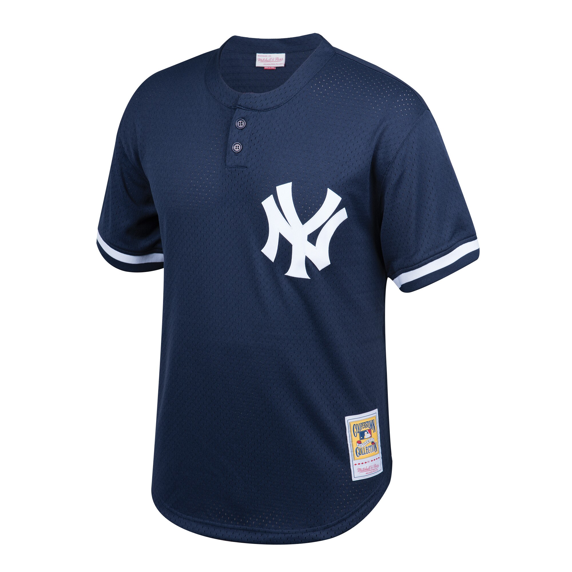 Alternative view of Youth New York Yankees Don Mattingly Mitchell & Ness Navy Cooperstown Collection Mesh Batting Practice Baseball Jersey 