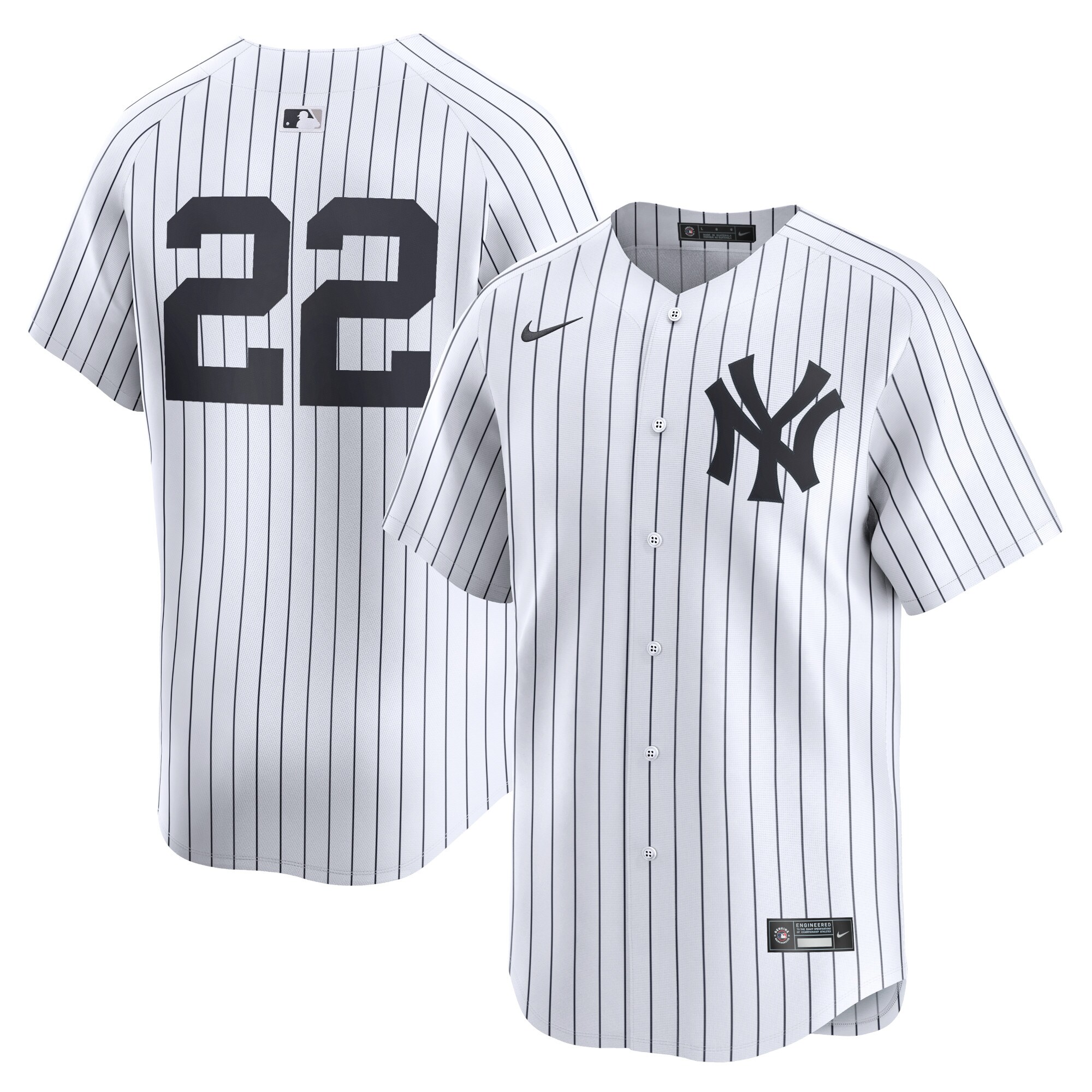 Youth New York Yankees Juan Soto White Home Limited Player Baseball Jersey 