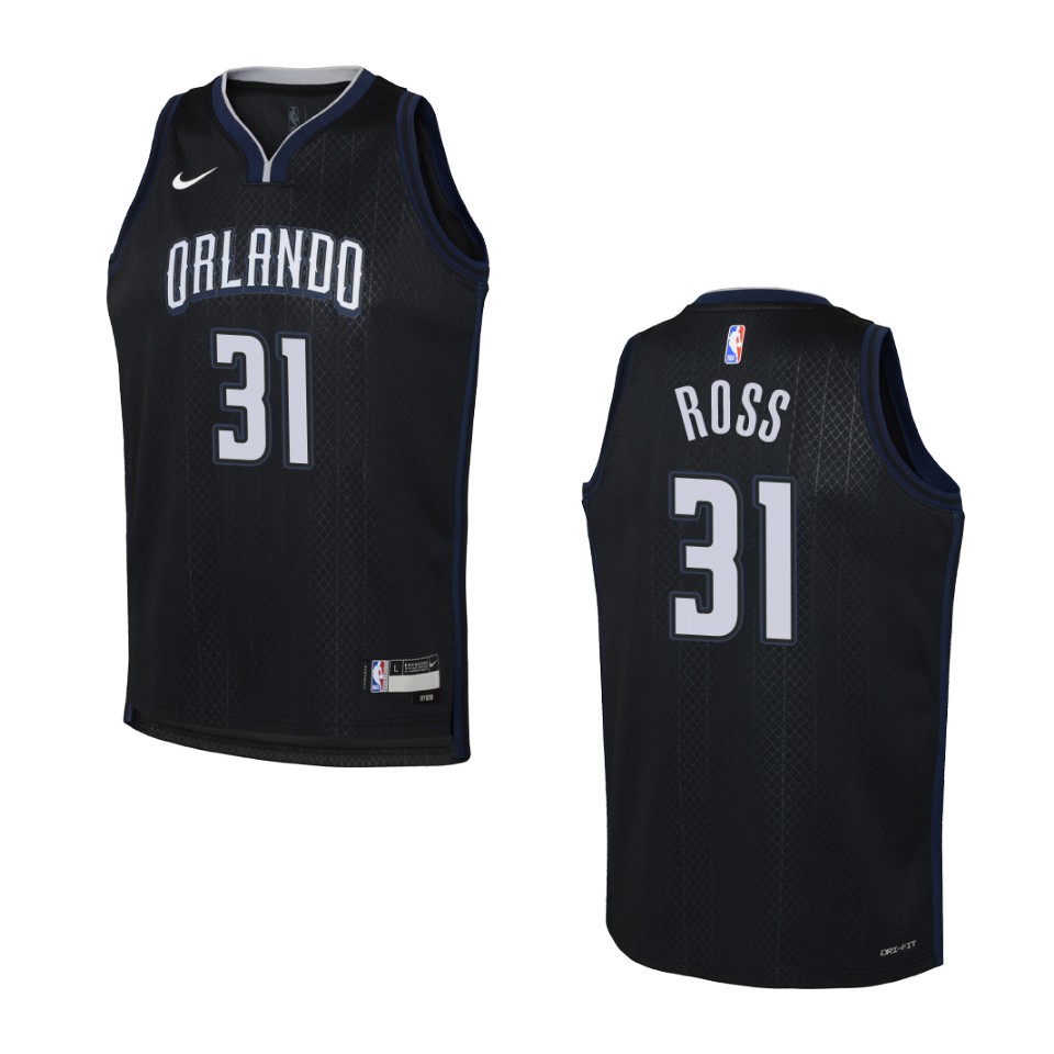 Youth Orlando Magic 2022-23 City Edition Terrence Ross Black Basketball Jersey