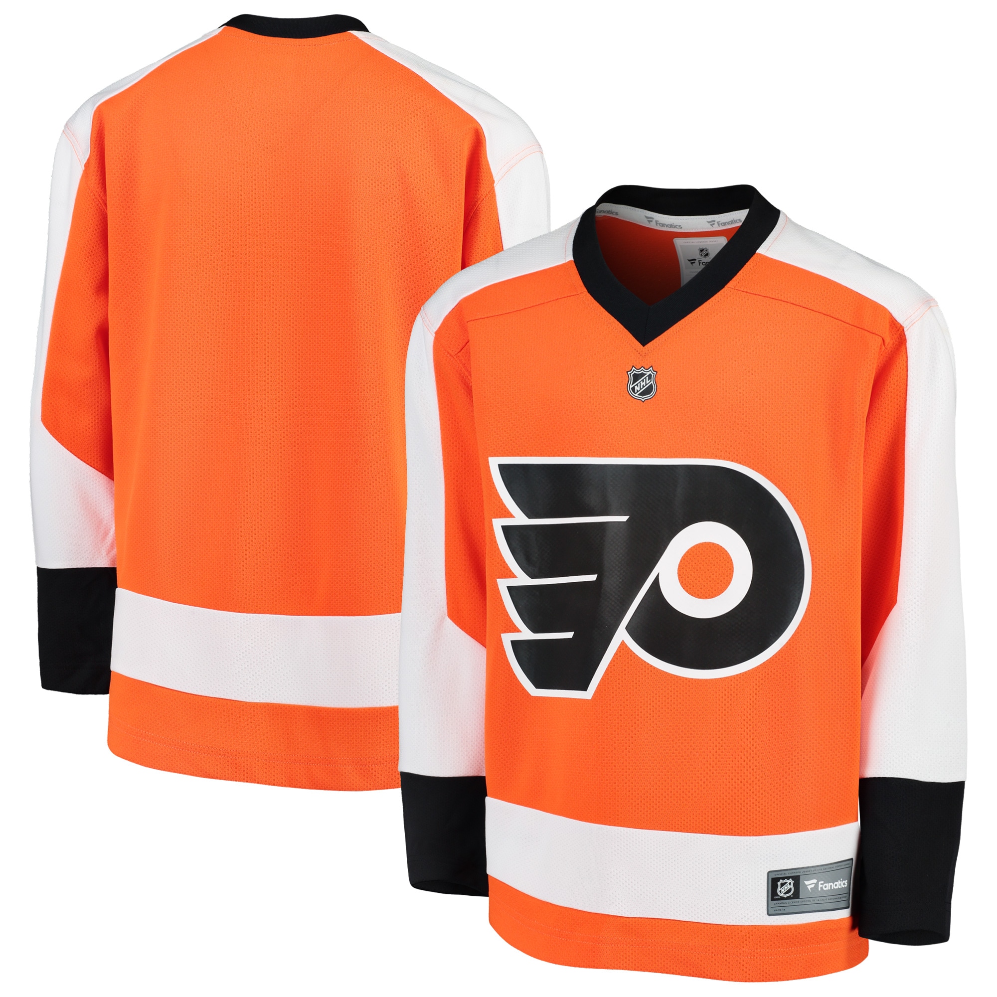 Youth Philadelphia Flyers Orange Home Blank Hockey Jersey - JS693 