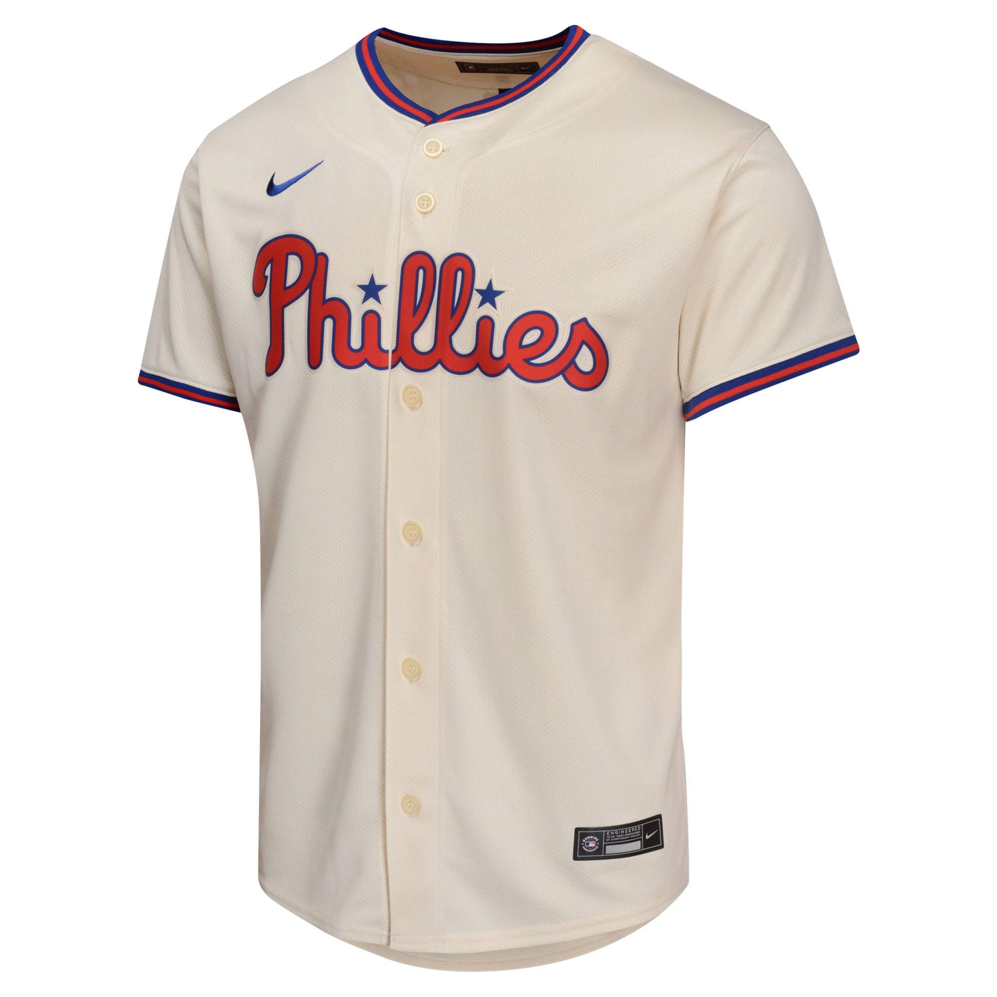 Alternative view of Youth Philadelphia Phillies Bryce Harper Cream Alternate Limited Player Baseball Jersey 