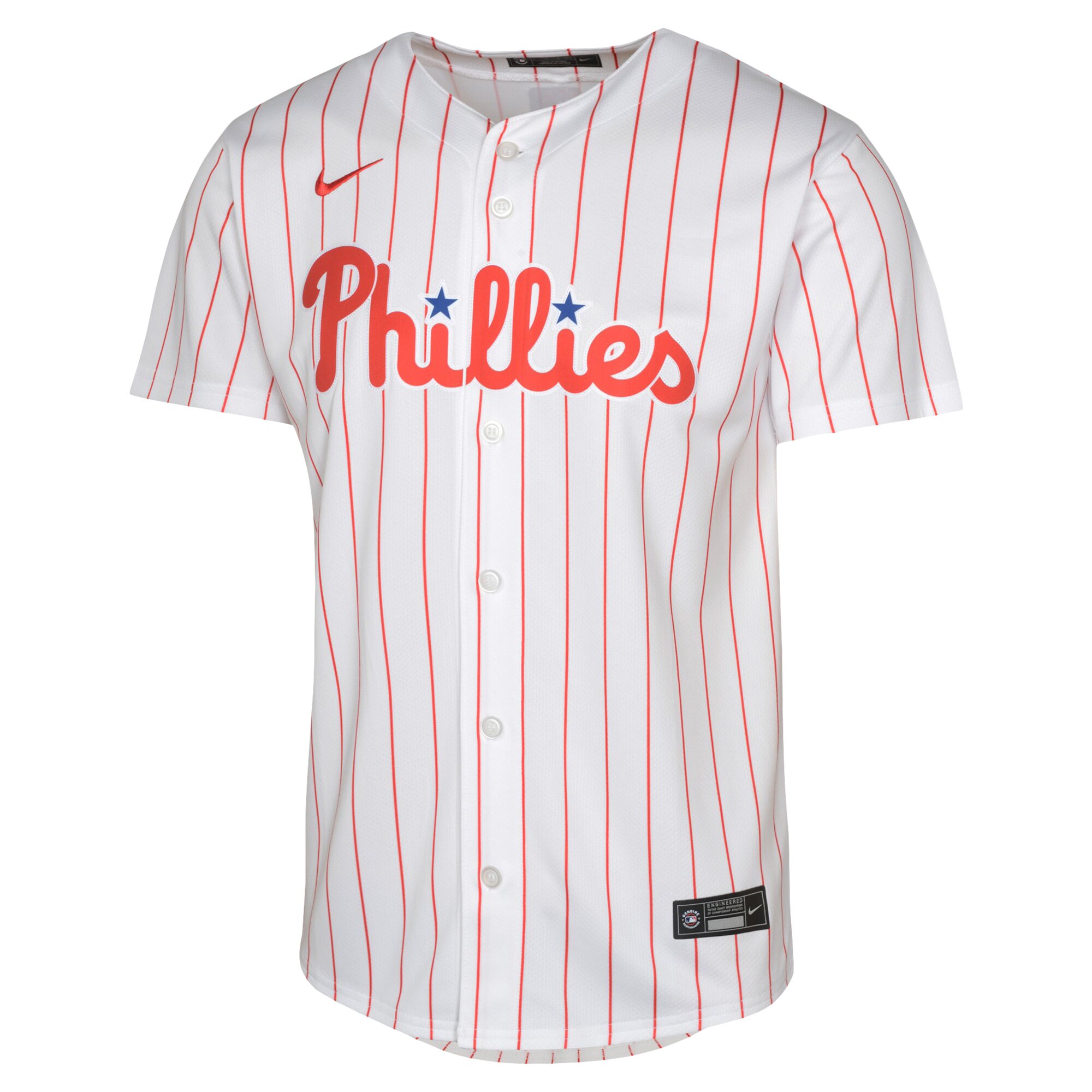 Alternative view of Youth Philadelphia Phillies J.T. Realmuto White Home Limited Baseball Jersey 