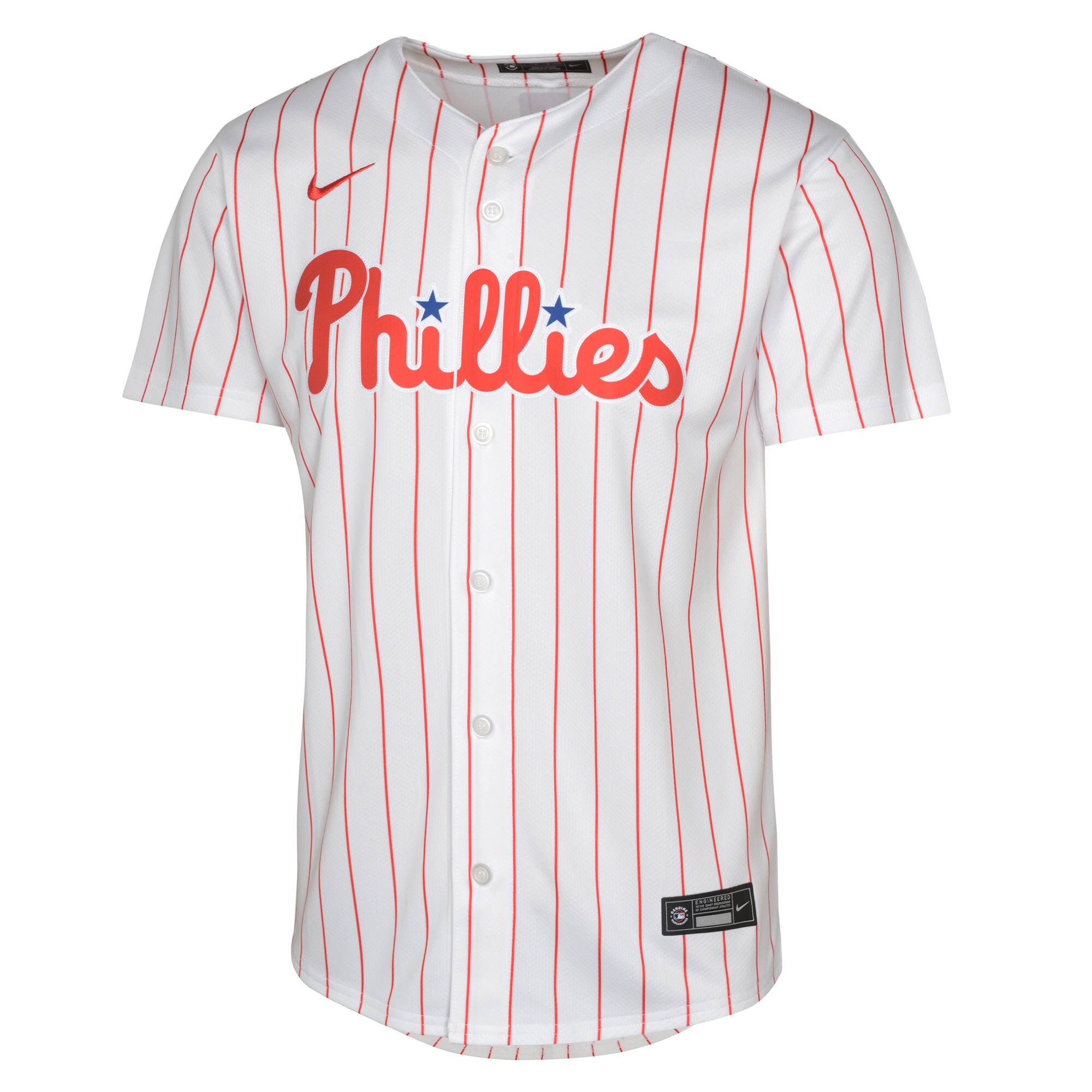 Alternative view of Youth Philadelphia Phillies White Home Blank Limited Baseball Jersey 