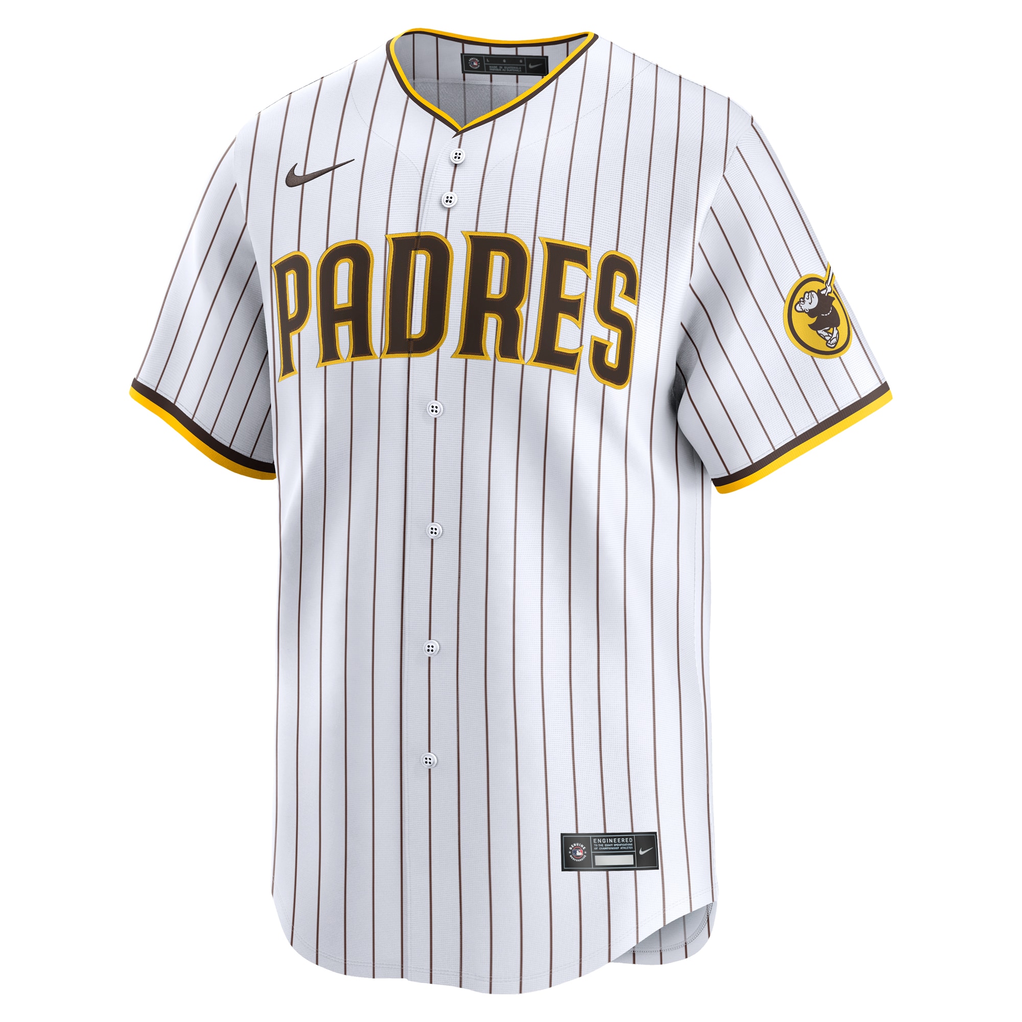 Alternative view of Youth San Diego Padres Manny Machado White Home Limited Player Baseball Jersey 