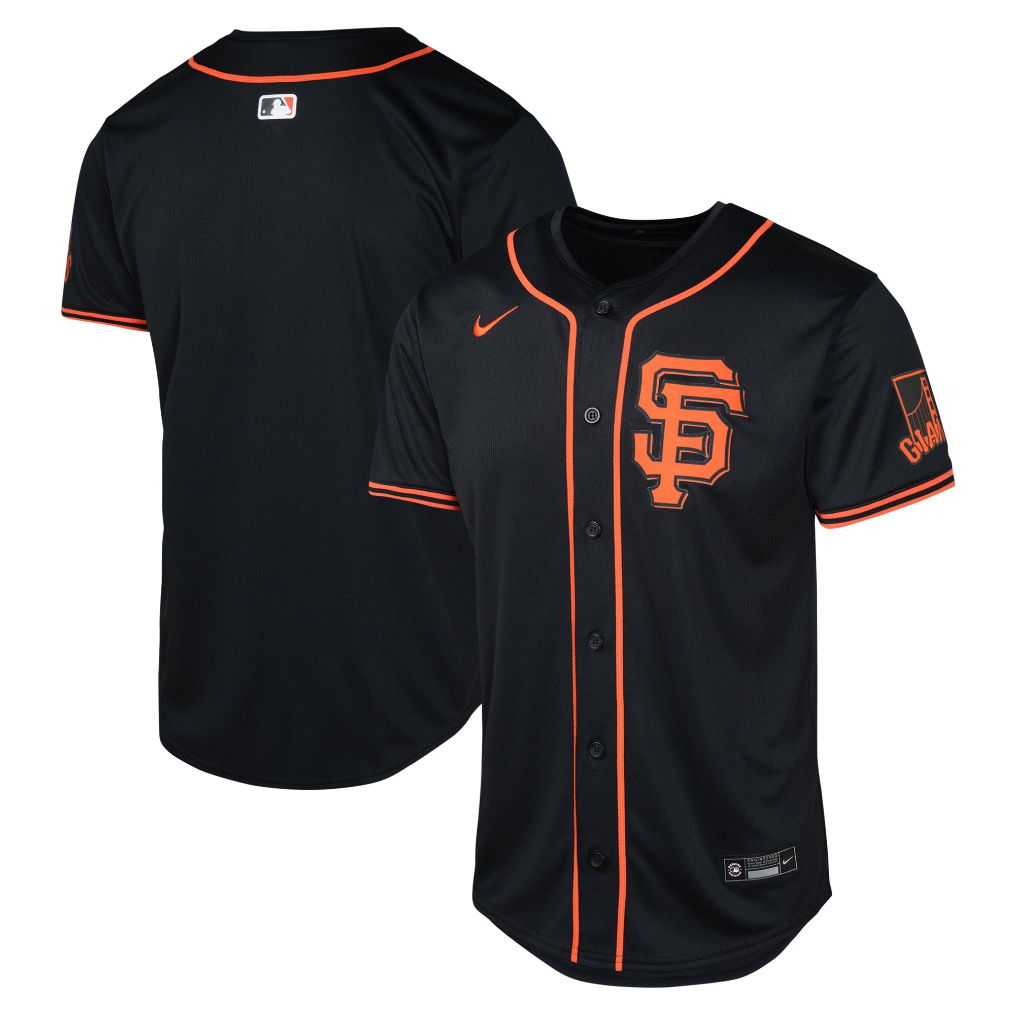 Youth San Francisco Giants Black Alternate Limited Baseball Jersey 
