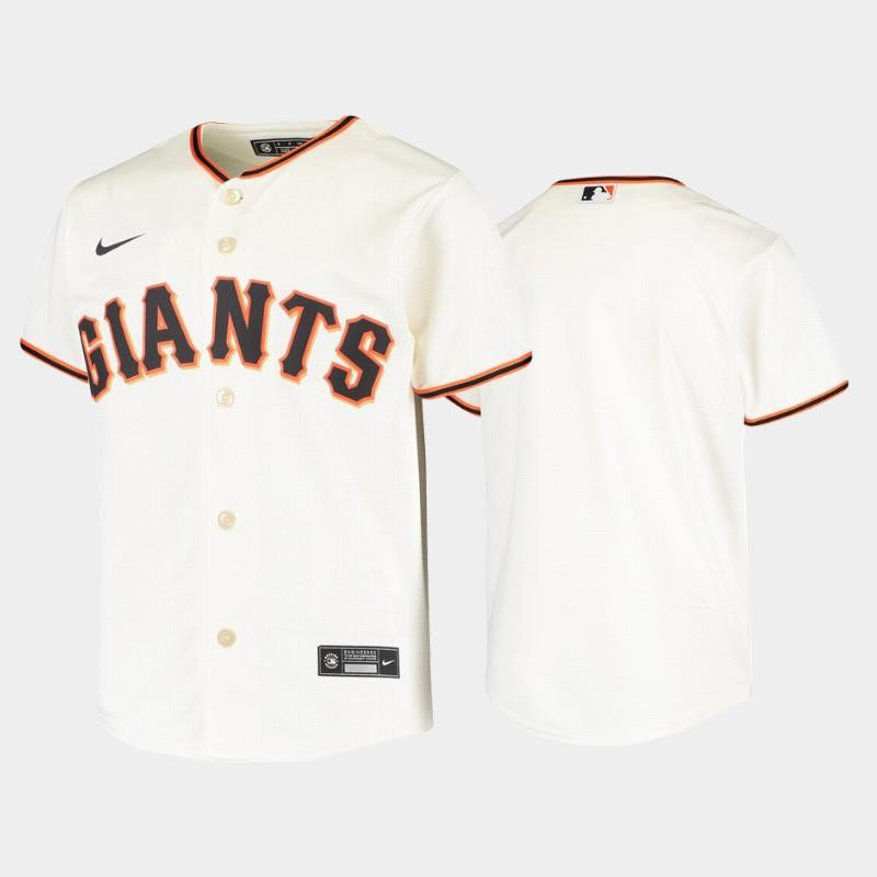 Youth San Francisco Giants Cream Home Baseball Jersey Baseball Jersey 