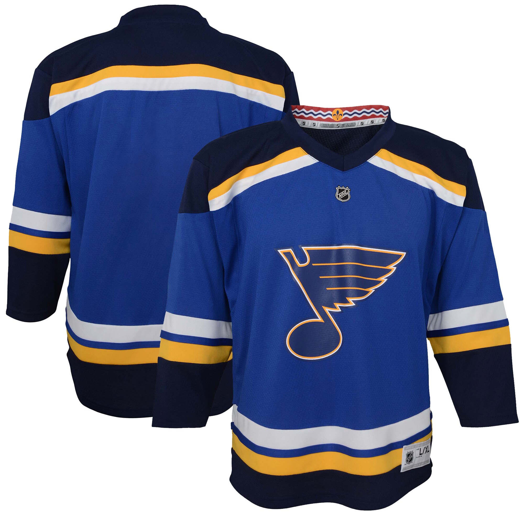 Youth St. Louis Blues Blue Home Hockey Jersey - JS445 