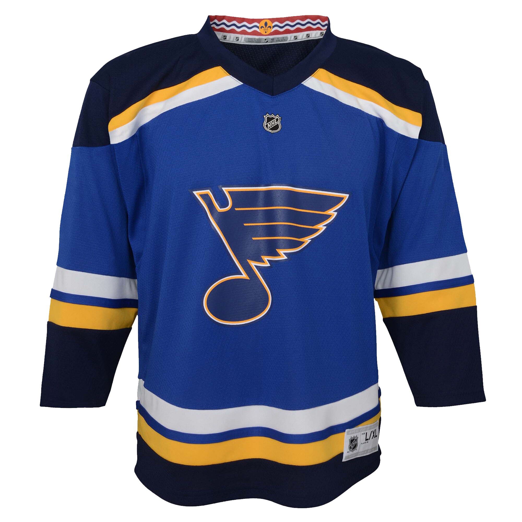 Alternative view of Youth St. Louis Blues Blue Home Hockey Jersey - JS445 