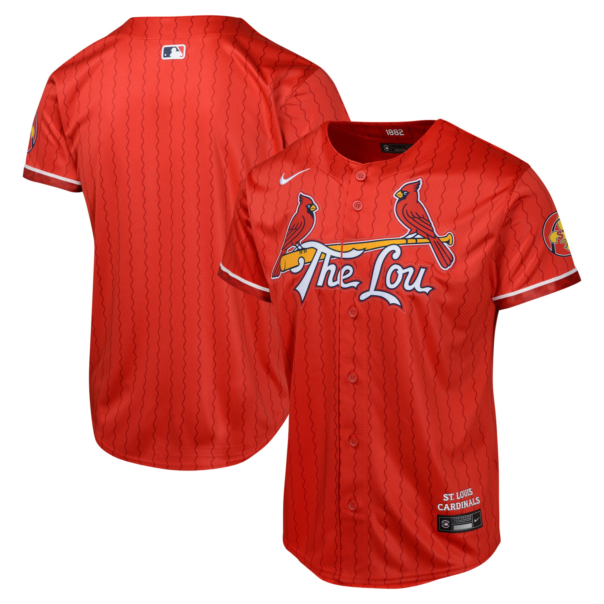 Youth St. Louis Cardinals Red 2024 City Connect Limited Baseball Jersey 