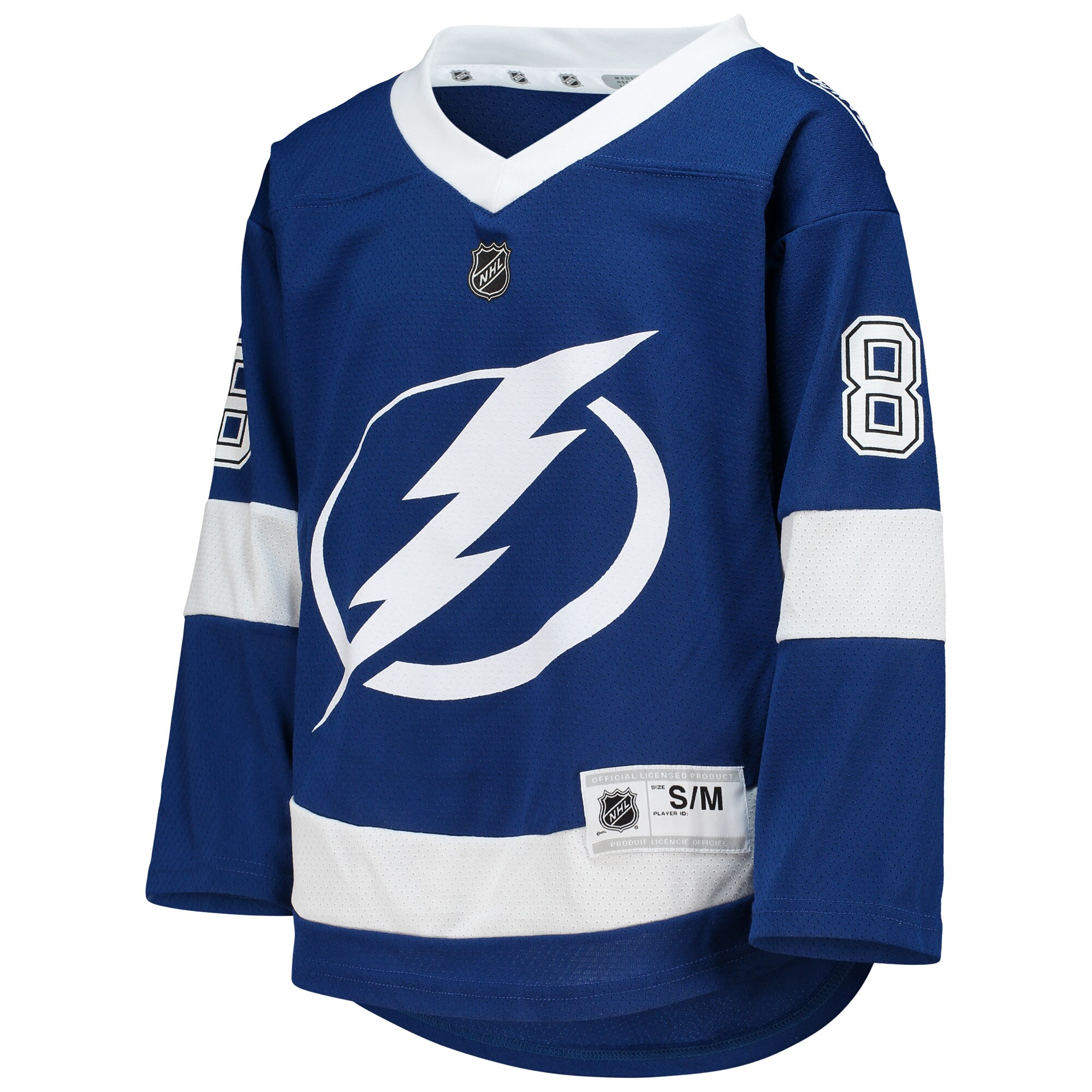 Alternative view of Youth Tampa Bay Lightning Nikita Kucherov Blue Home Player Hockey Jersey - JS131 