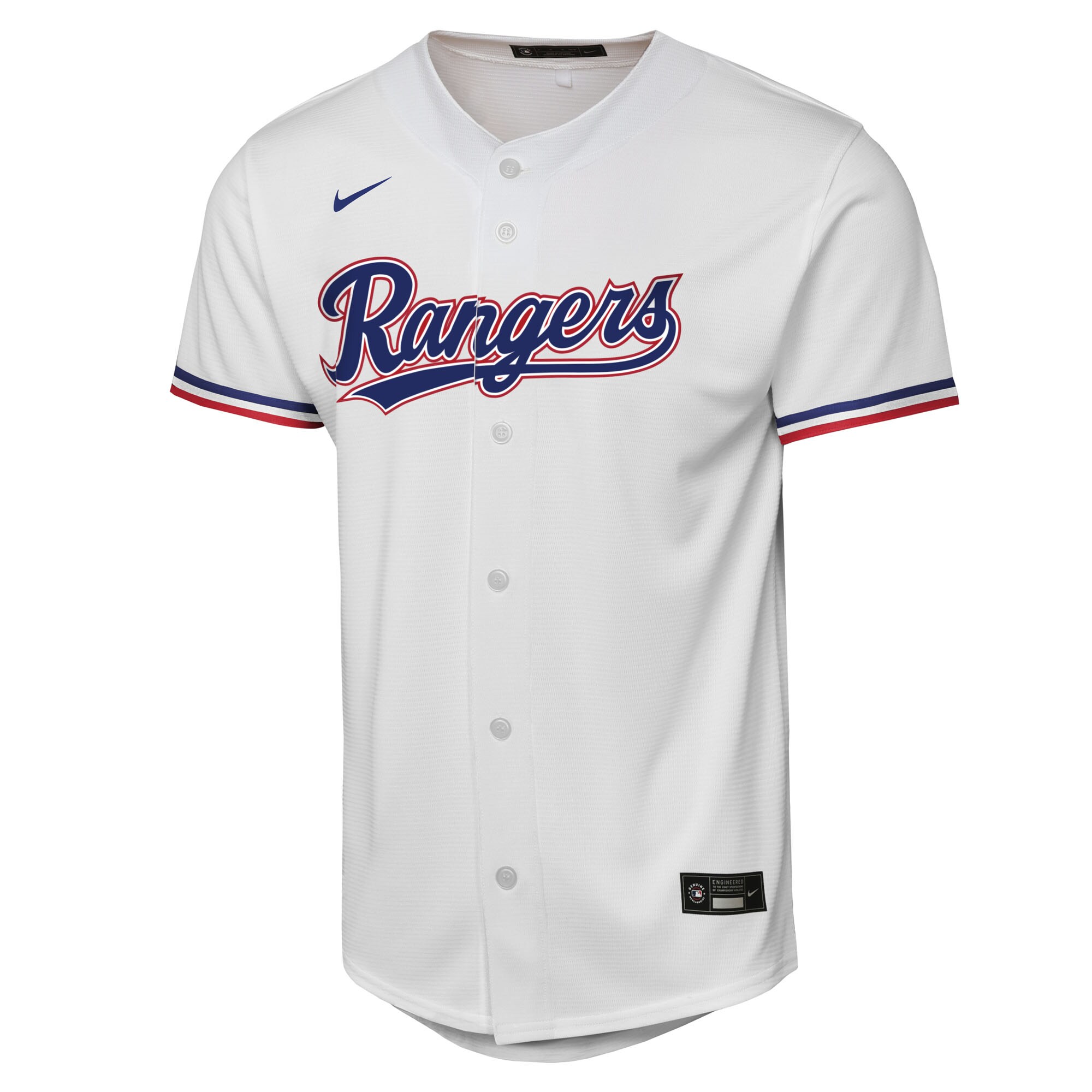 Alternative view of Youth Texas Rangers Corey Seager White Home Player Baseball Jersey - JS503 