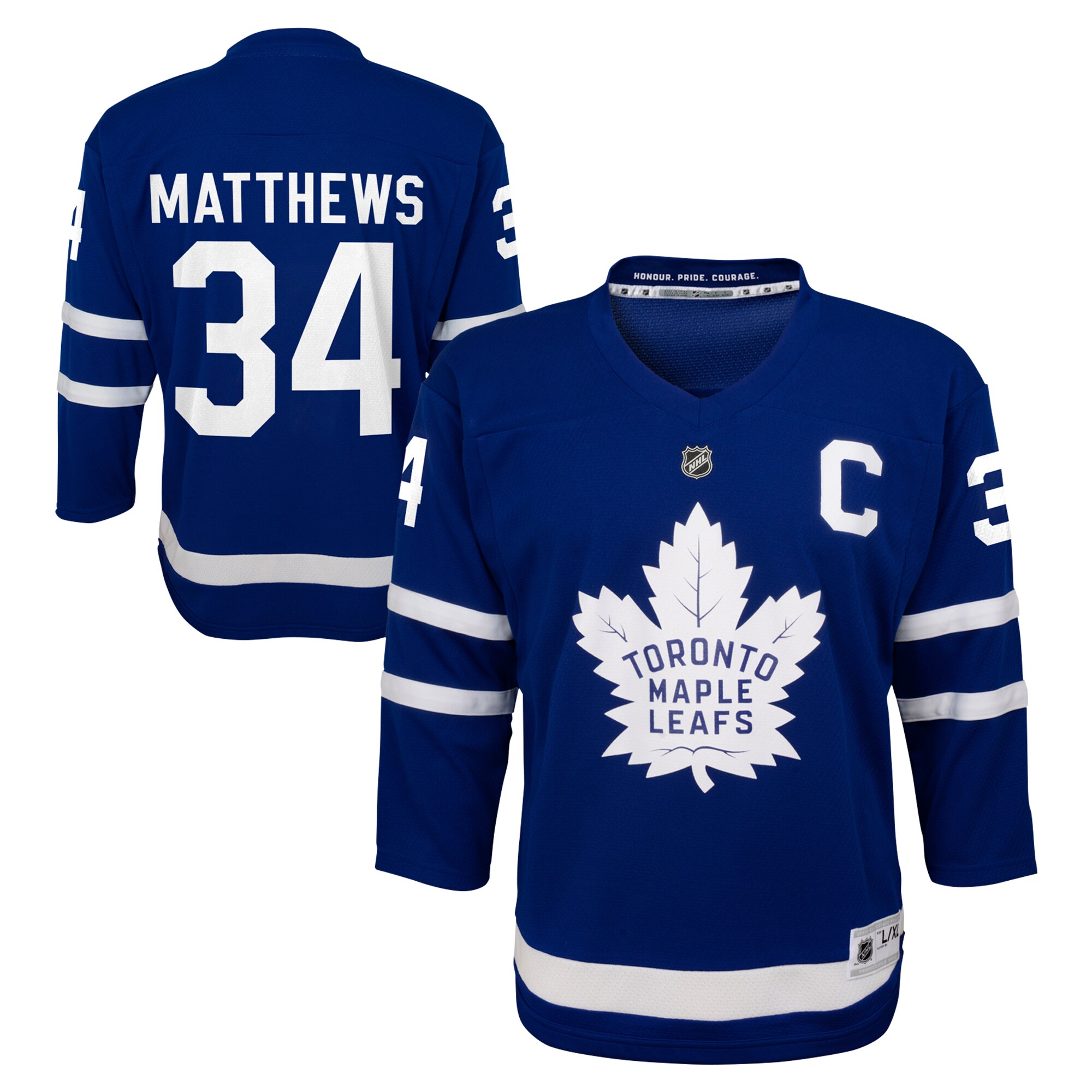 Youth Toronto Maple Leafs Auston Matthews Blue Home Player Hockey Jersey - JS795 